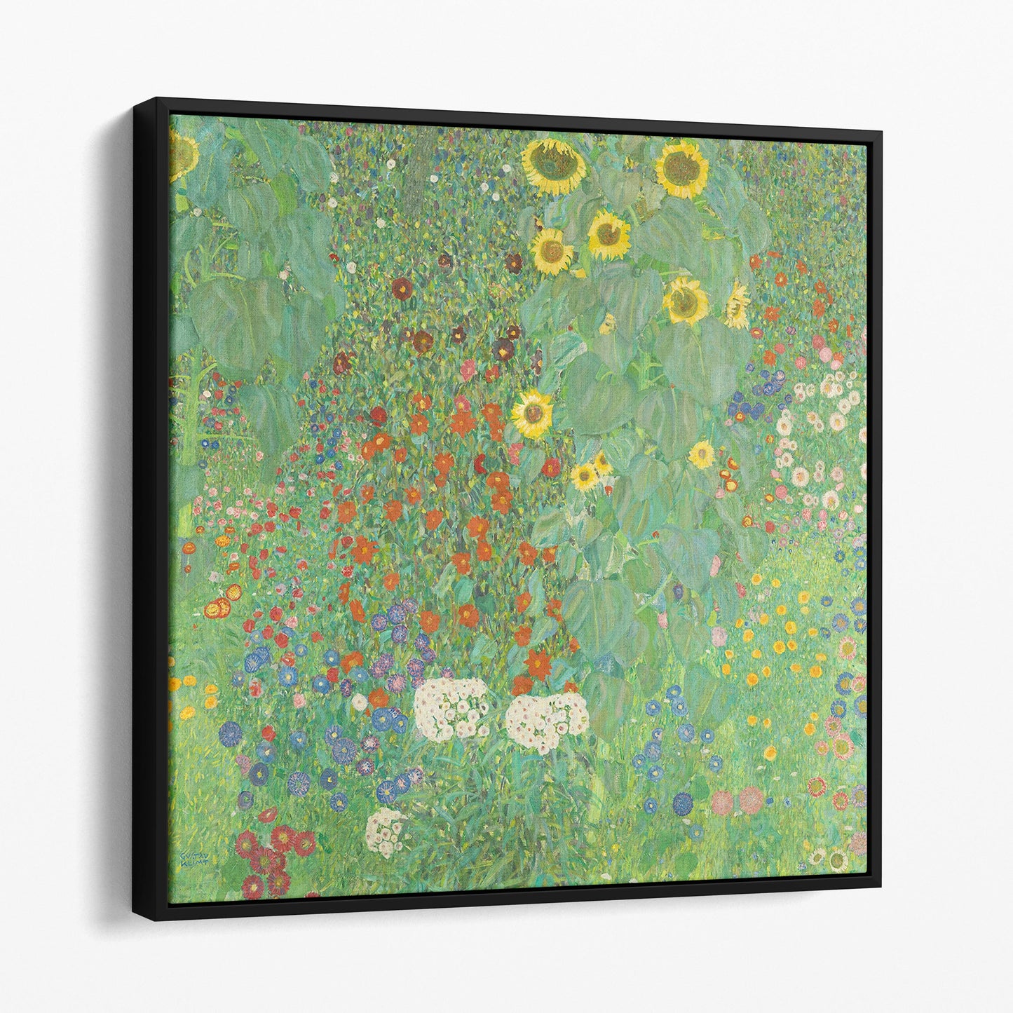 Farm Garden With Sunflowers 1905-06 by Gustav Klimt