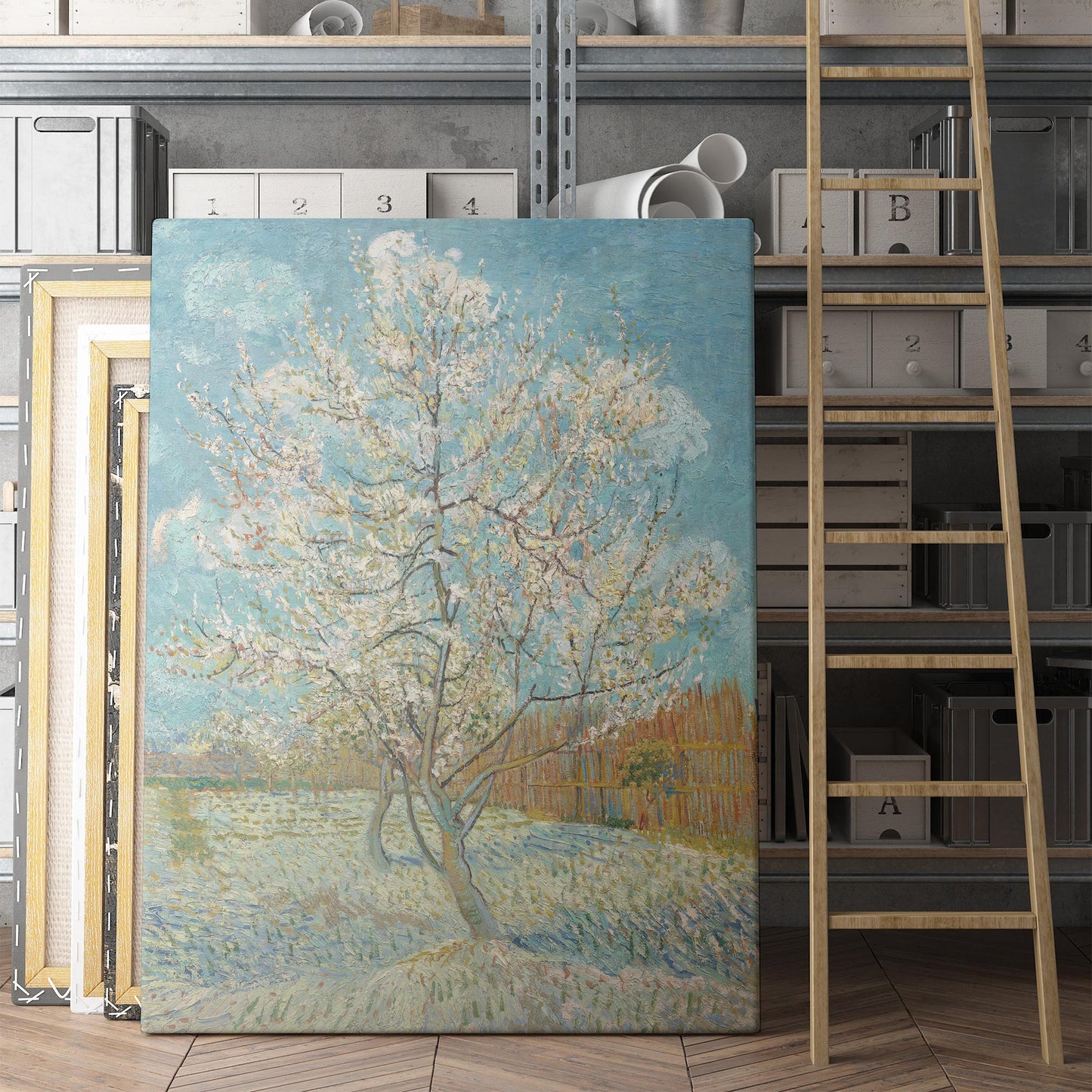 Pink Peach Tree, 1888 by Van Gogh