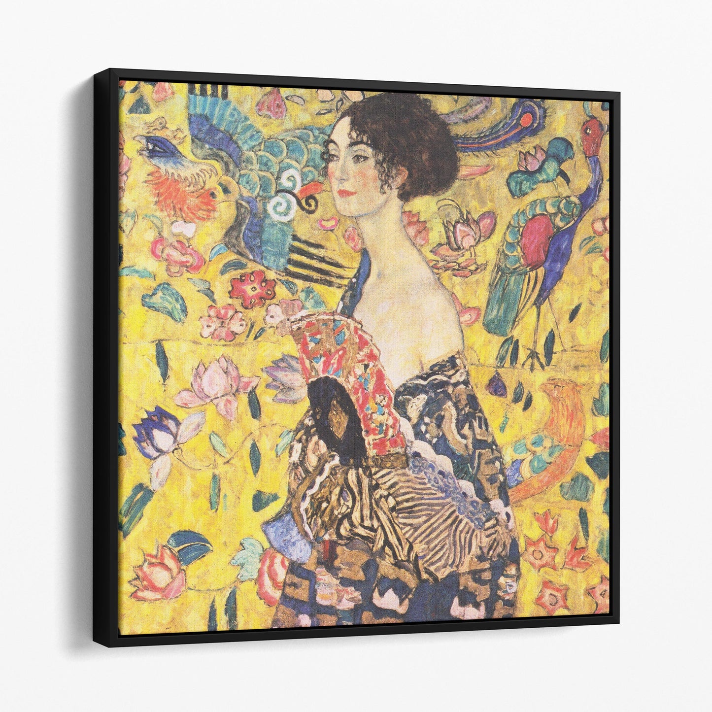 Lady with a Fan by Gustav Klimt