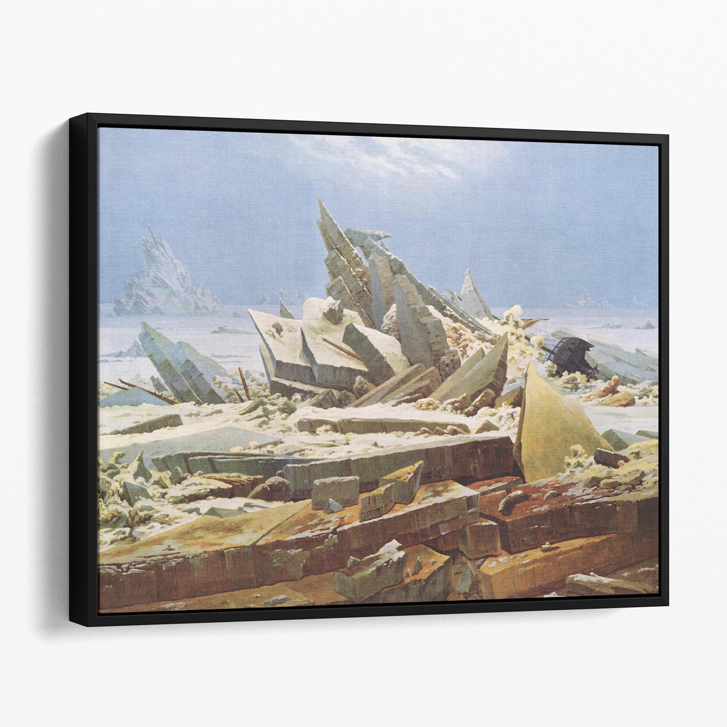 The Polar Sea (The Sea of Ice) by Caspar David Friedrich