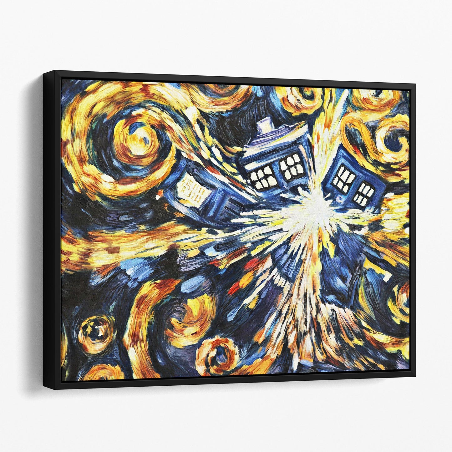Exploding Tardis Pandorica Opens Blue Box Exploding by Van Gogh