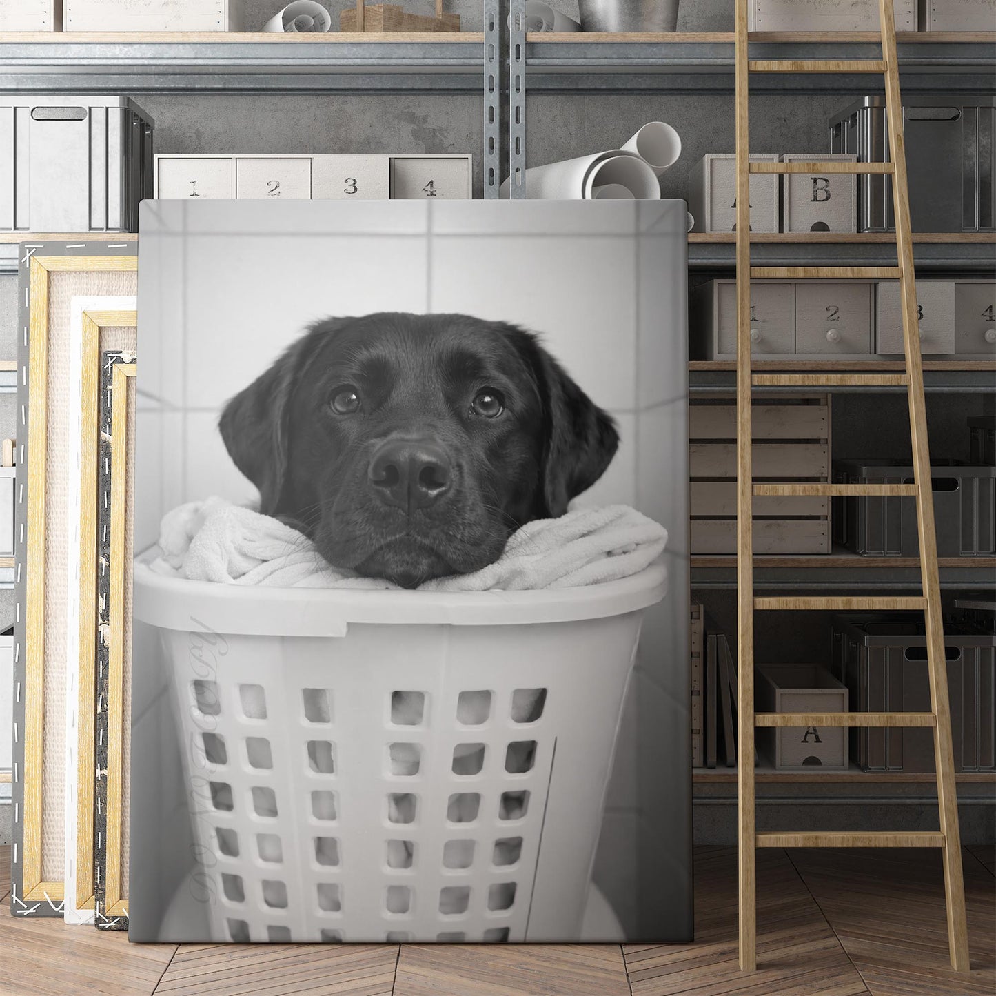 Black Labrador Dog Laundry