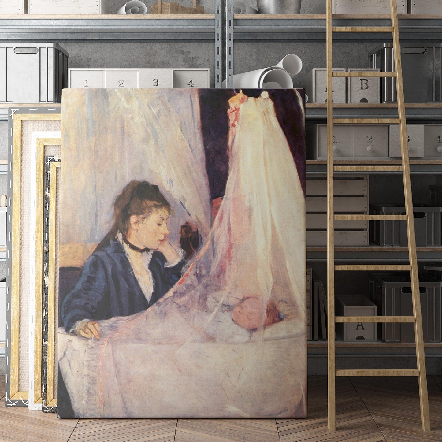 The Cradle by Berthe Morisot