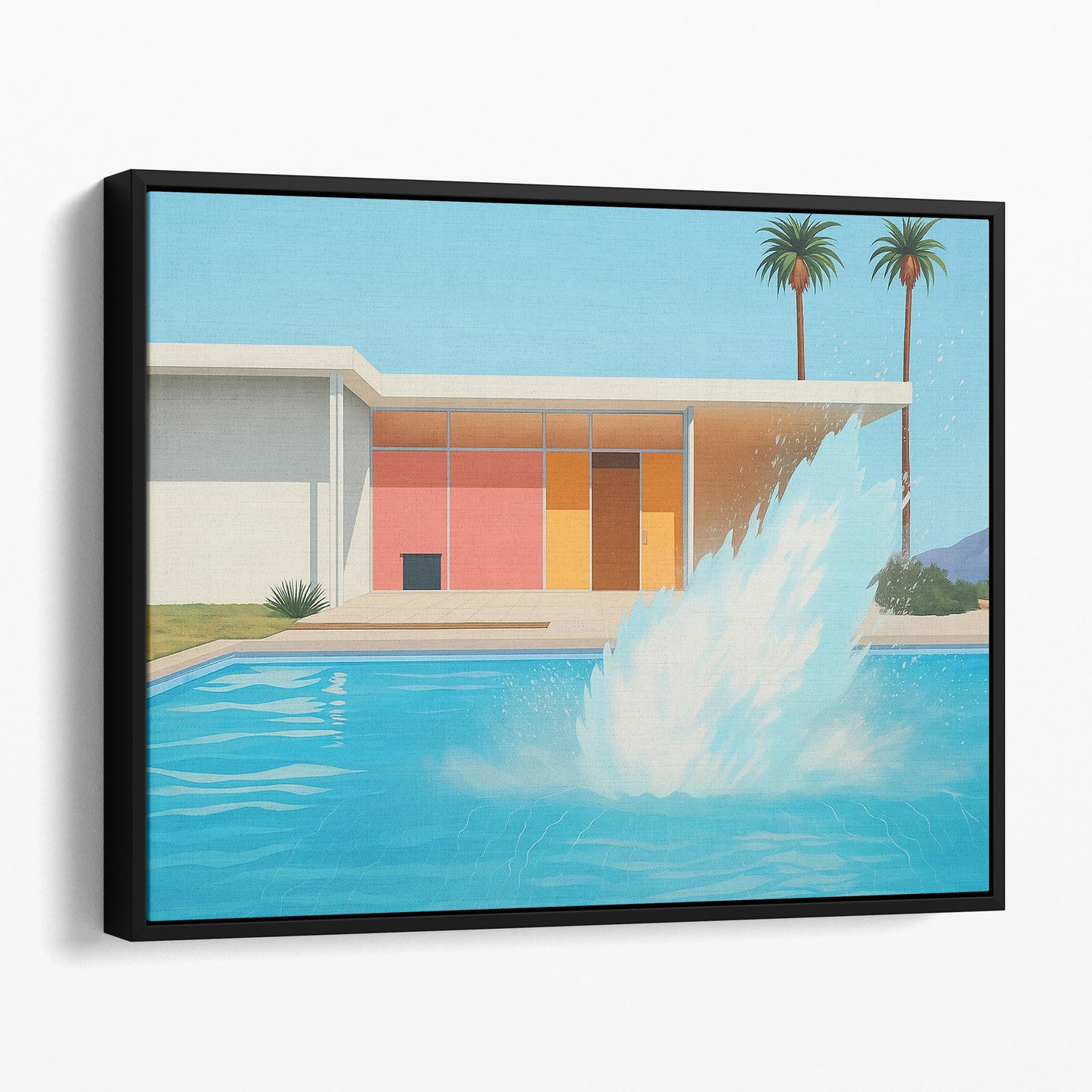 Pool Splash Mid Century