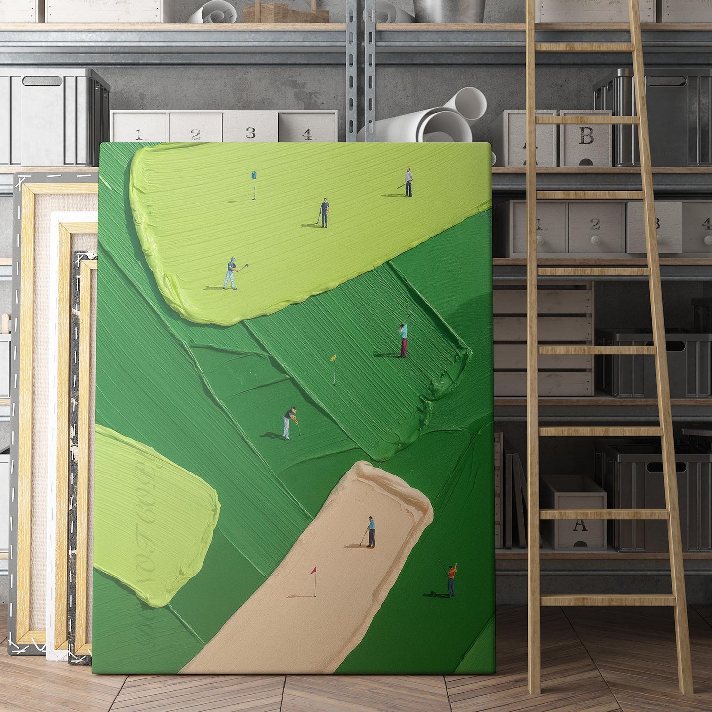 Golf Painted