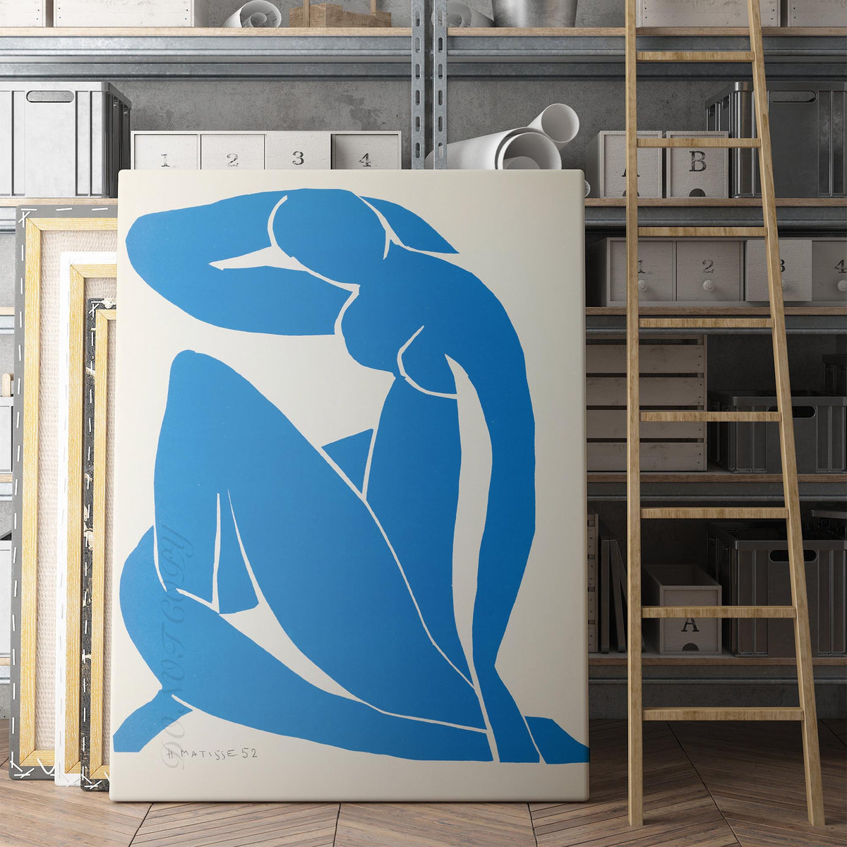 Blue Nude II (Nu Bleu II) - Henri Matisse