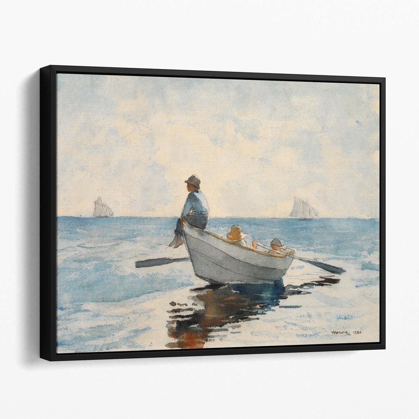 Boys in a Dory by Winslow Homer
