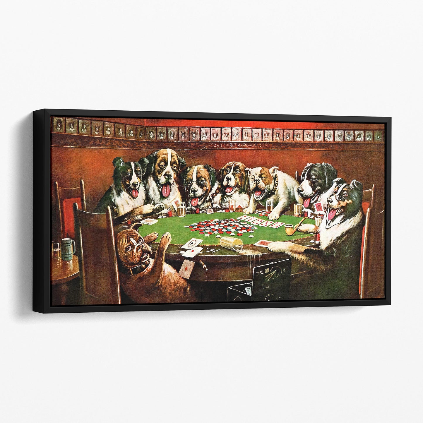 Dogs Playing Cards - Poker Sympathy by CM Coolidge