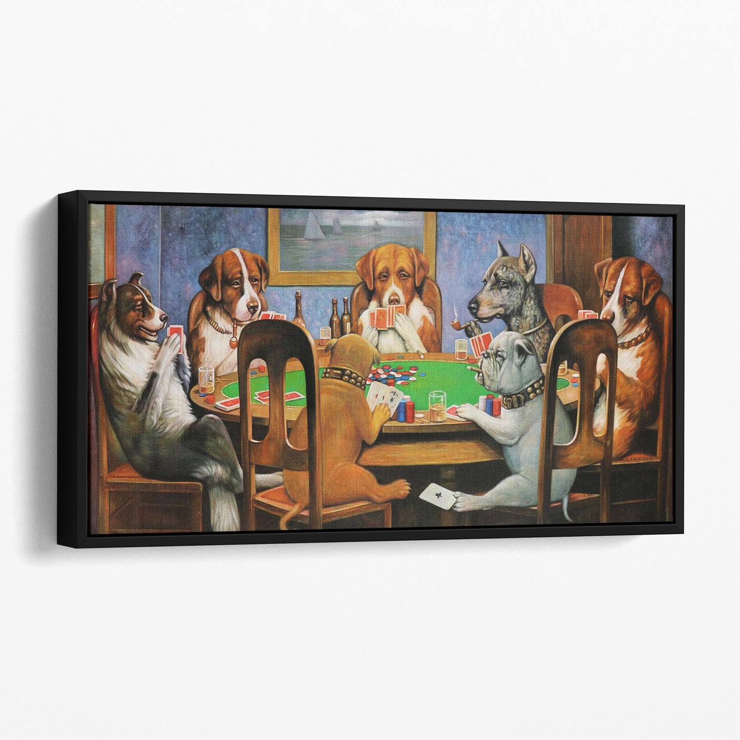 Dogs Playing Poker - A Friend In Need by CM Coolidge