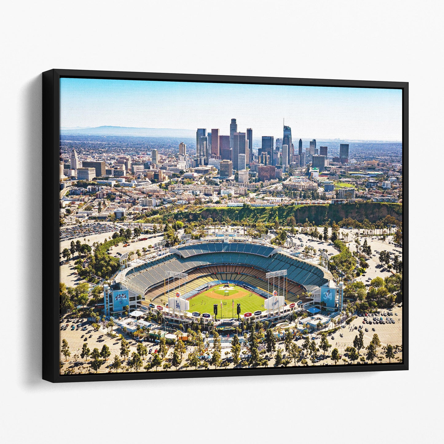 Dodgers Stadium & Los Angeles Downtown