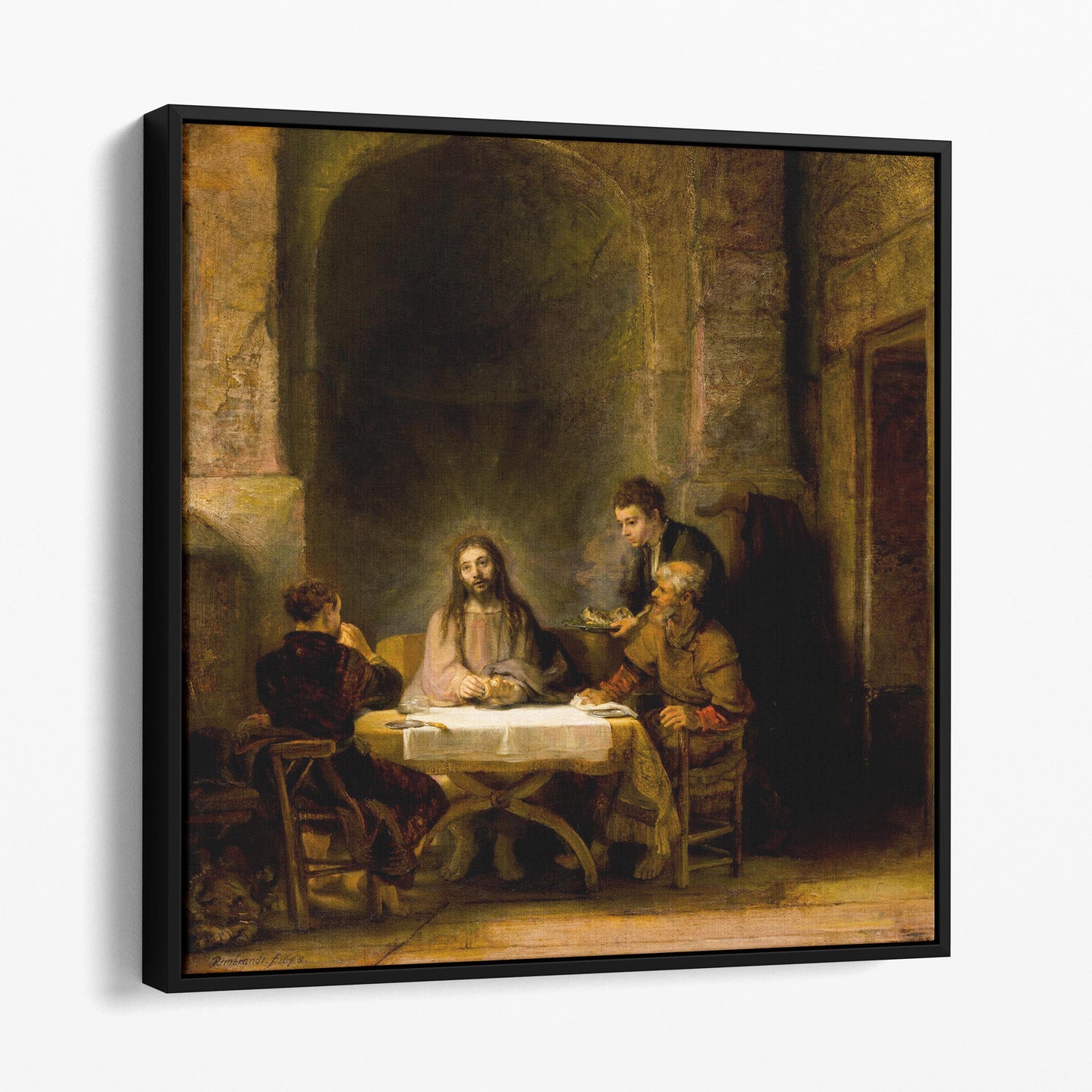 The Supper at Emmaus, 1648 by Rembrandt