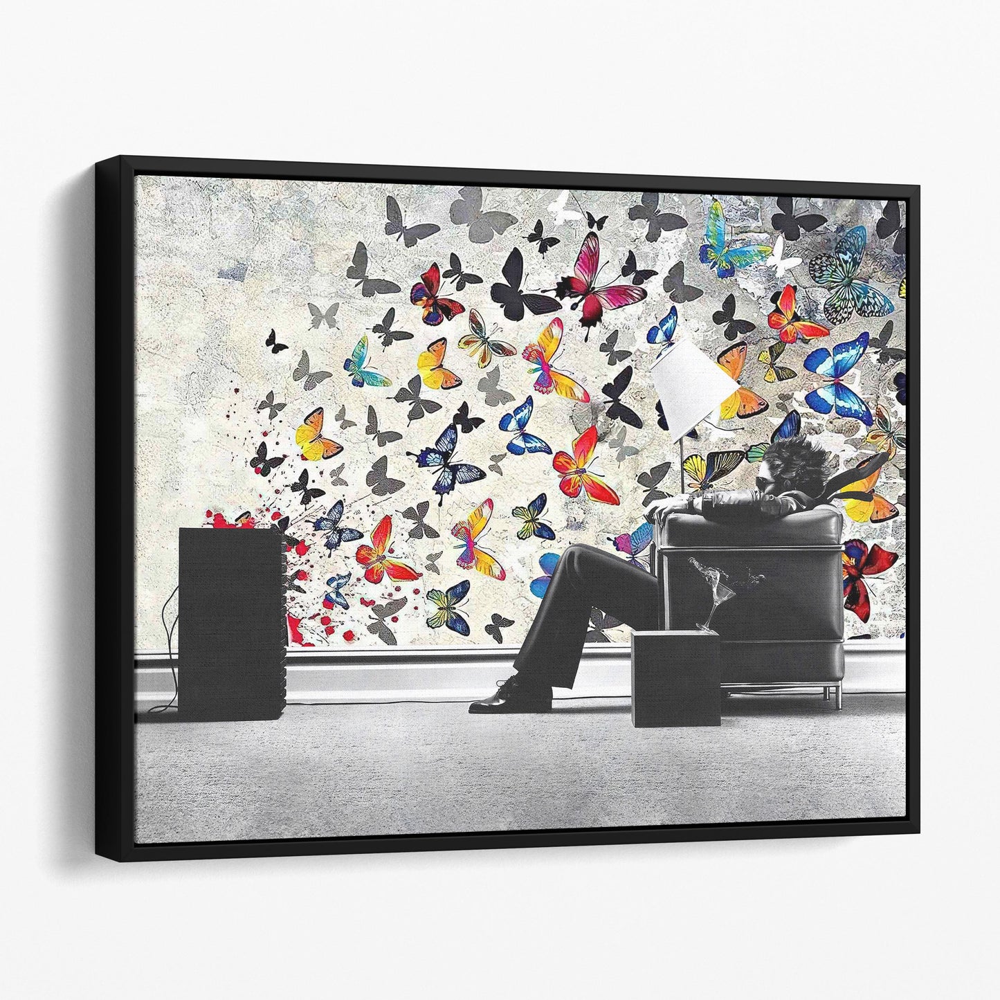 The Blown Away Guy Banksy Butterfly