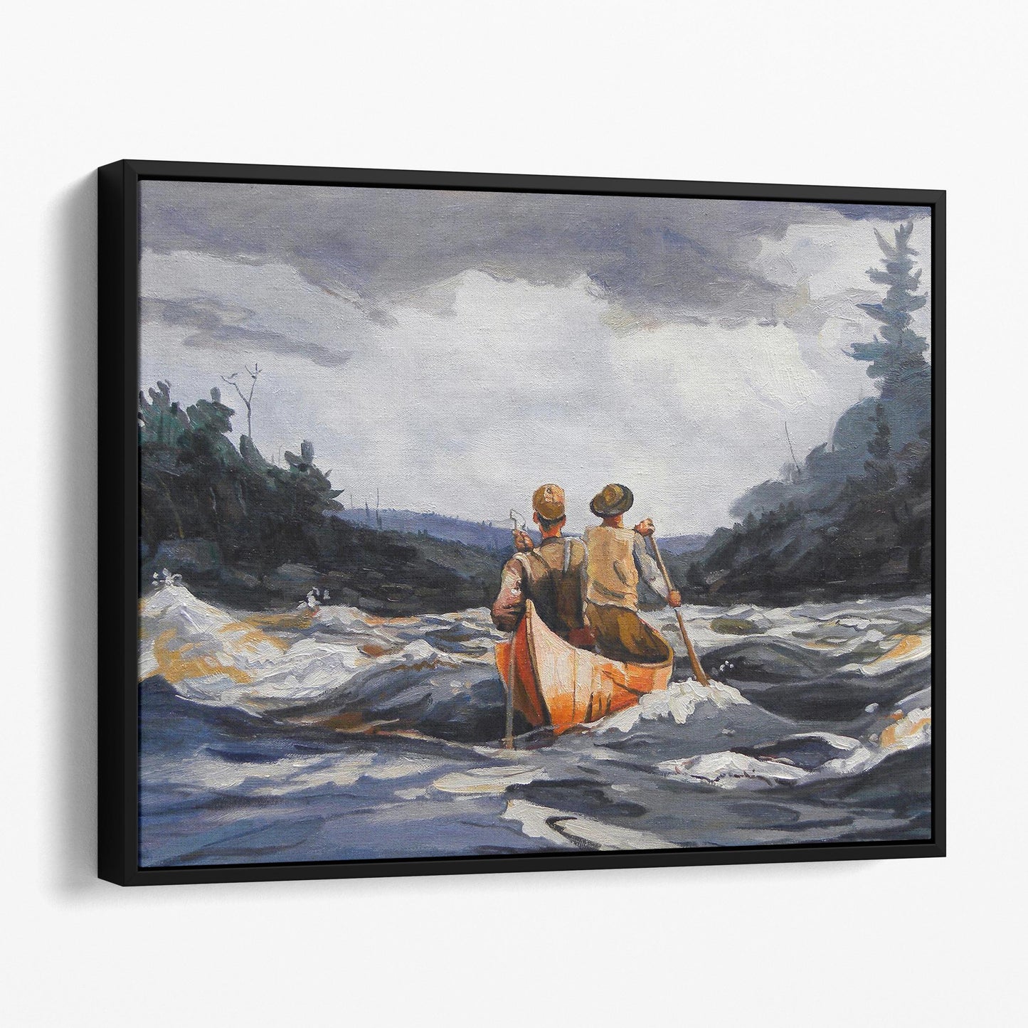 Canoe In The Rapids, 1897 by Winslow Homer