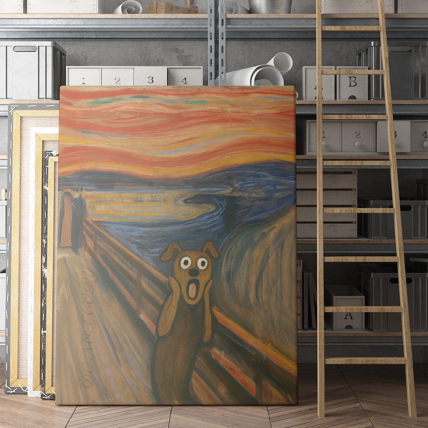 The Scream Dog (The Bark) Edvard Munch