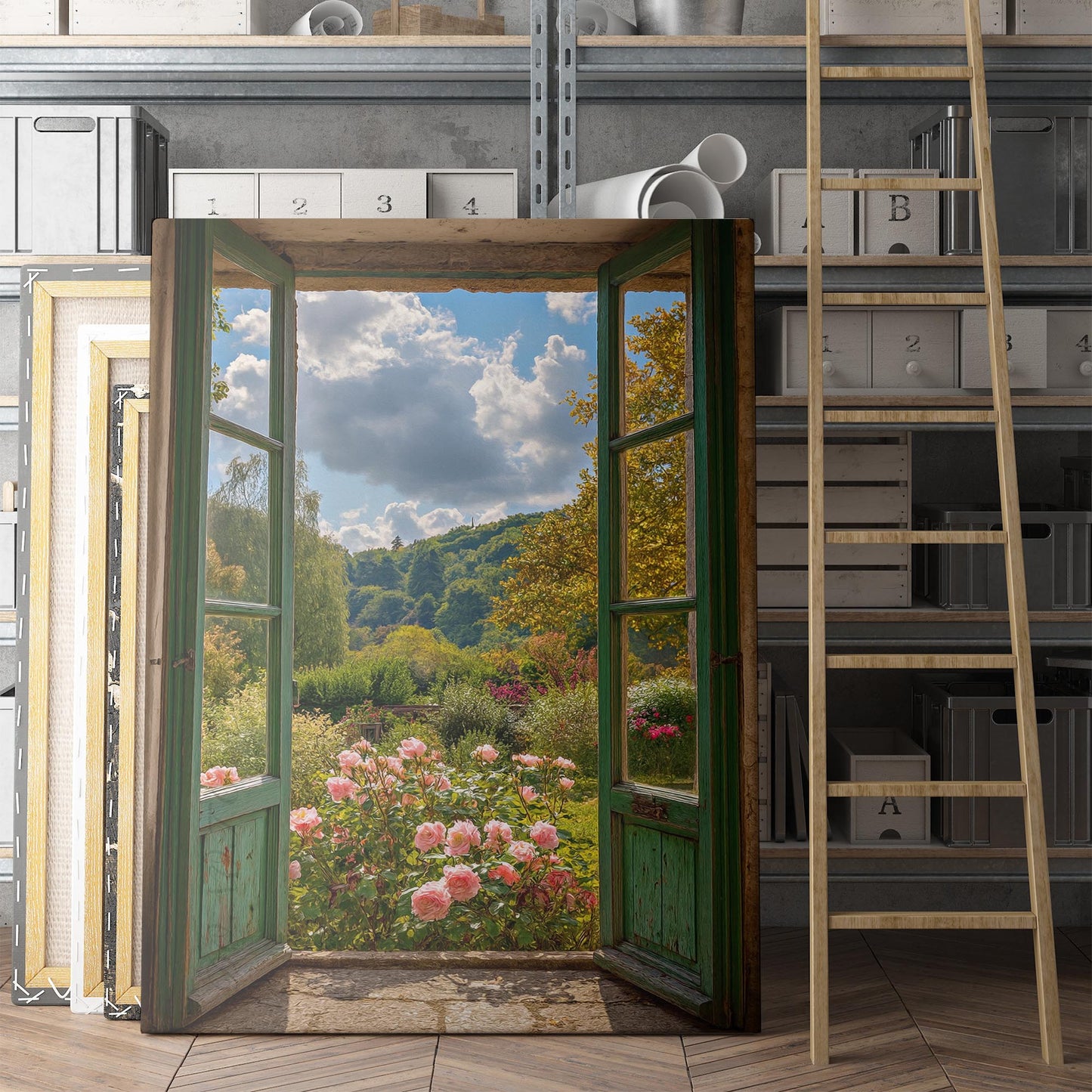 Open Window To The Garden