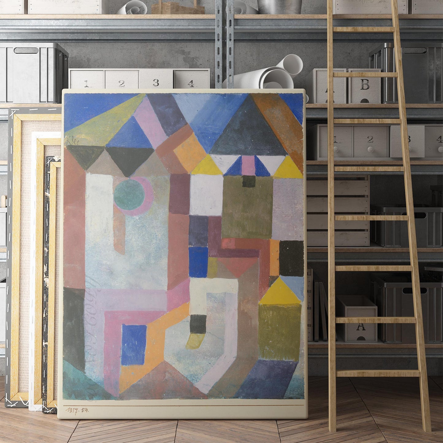 Colorful Architecture by Paul Klee