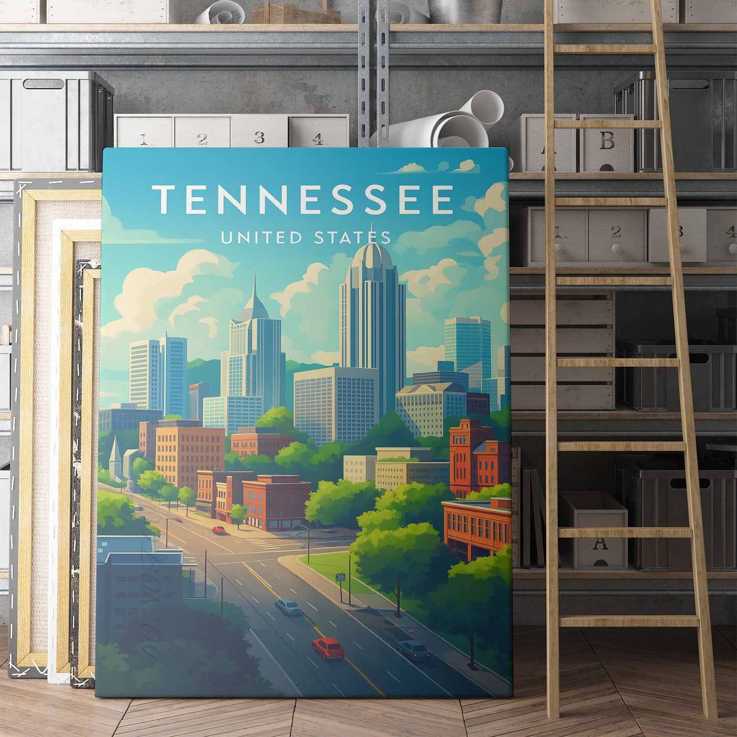 Tennessee Vintage Travel Poster