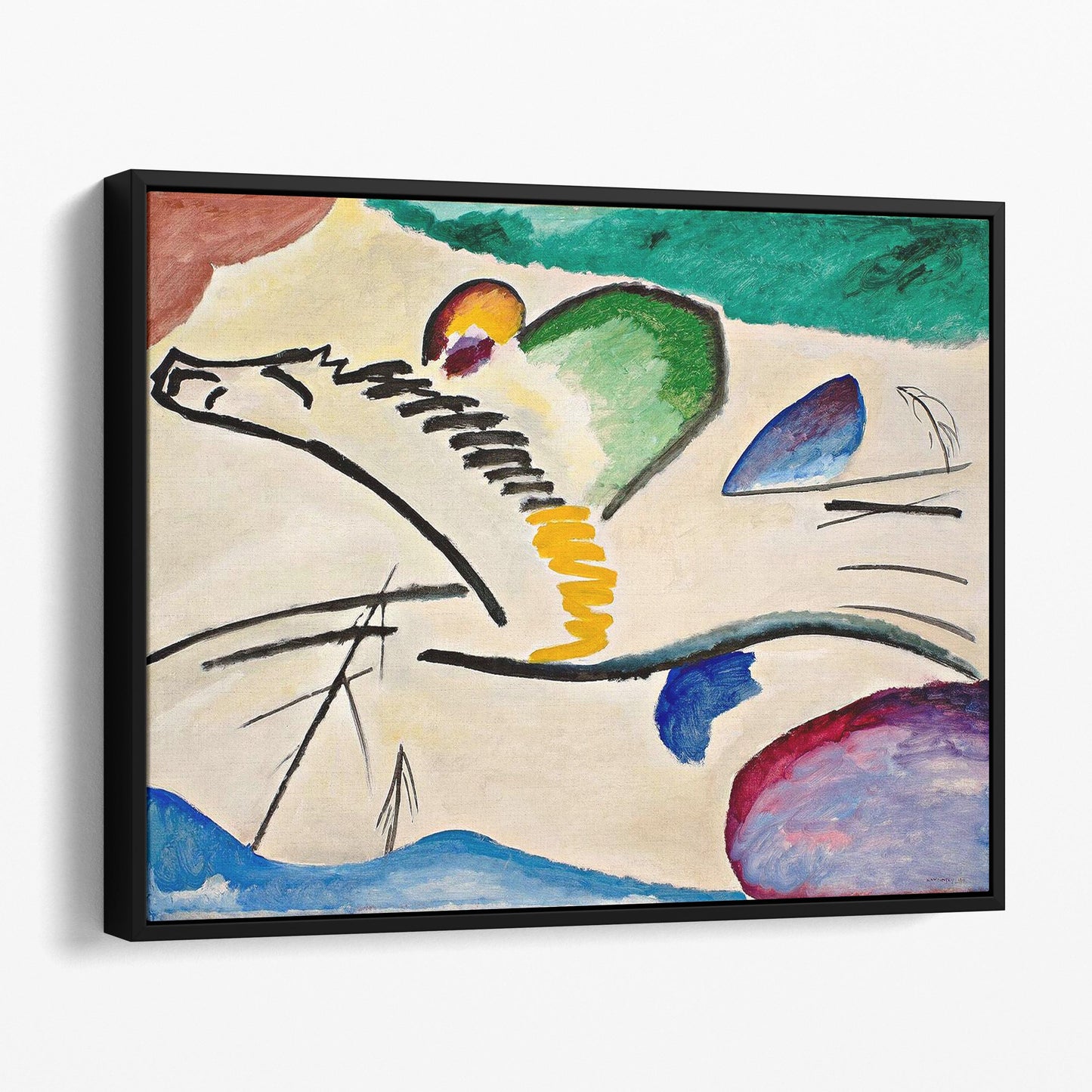 Lyrically (Lyrisches) by Kandinsky