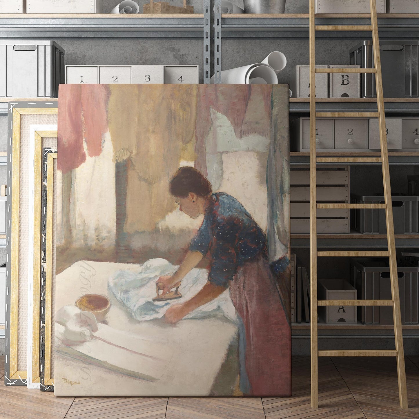 Woman Ironing by Edgar Degas