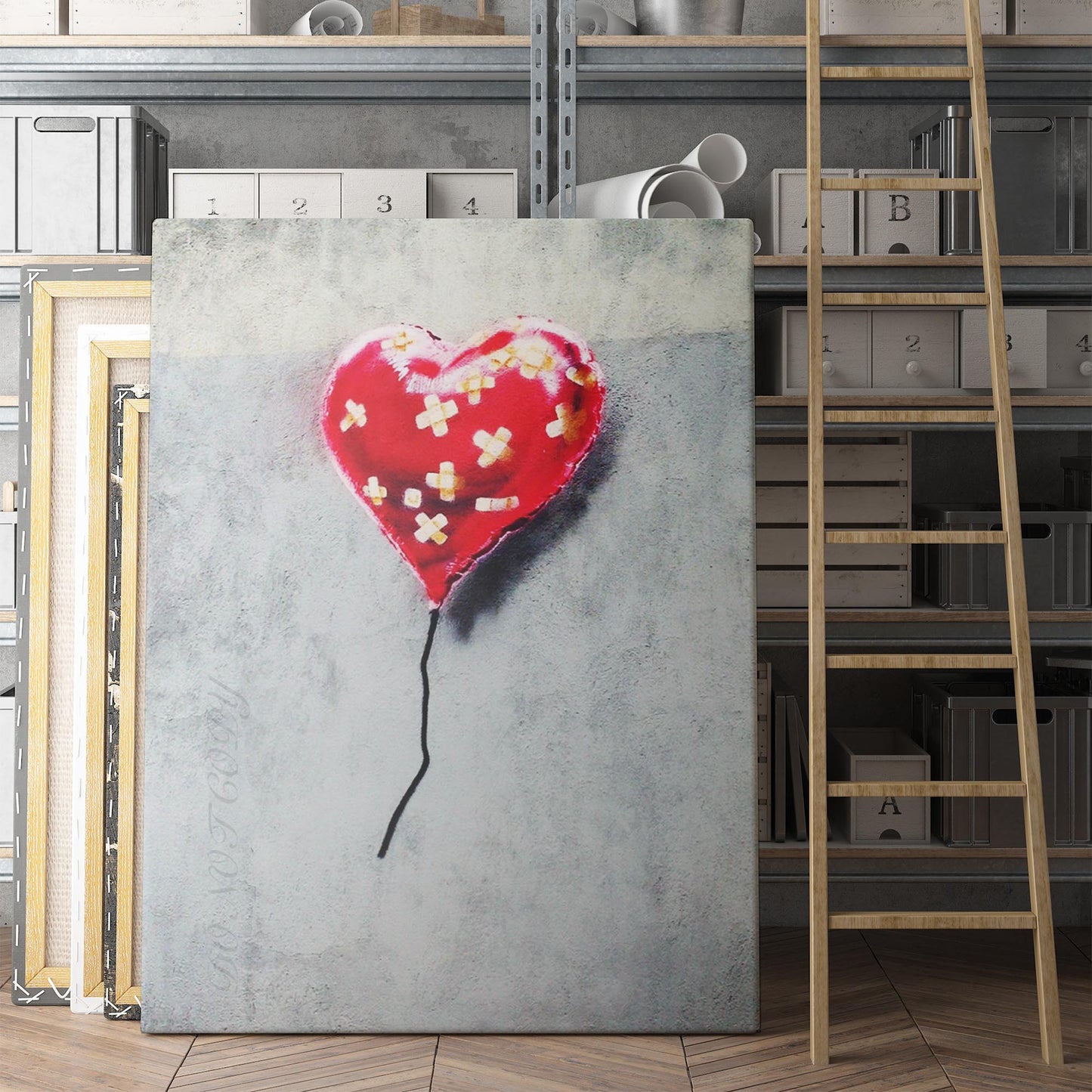 Bandaged Heart Bandaid Banksy