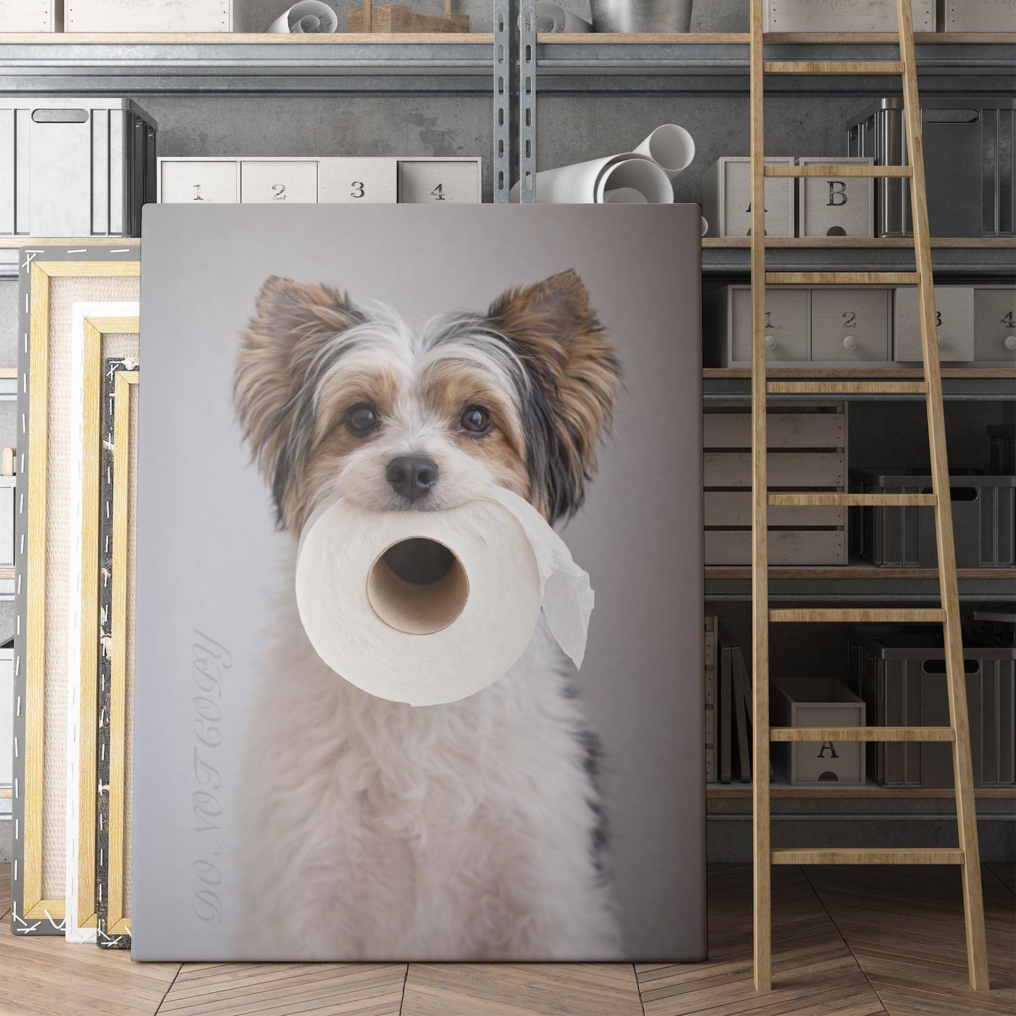 Biewer Terrier Dog Toilet Paper