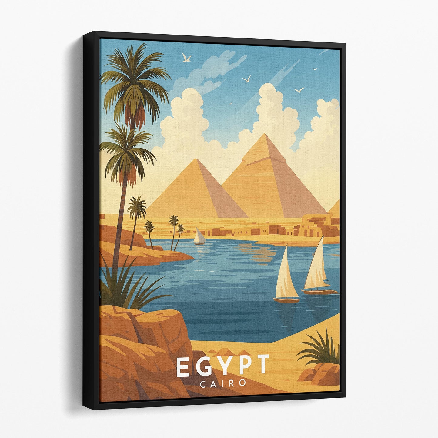 Egypt Vintage Travel Poster