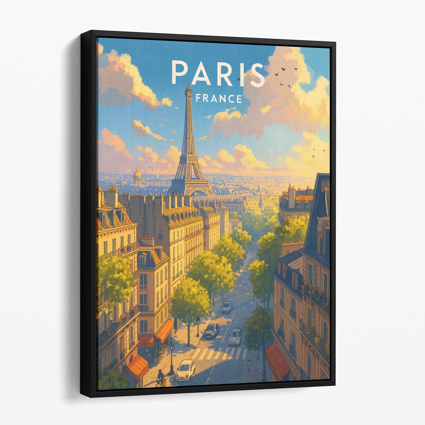 Paris France Travel Poster
