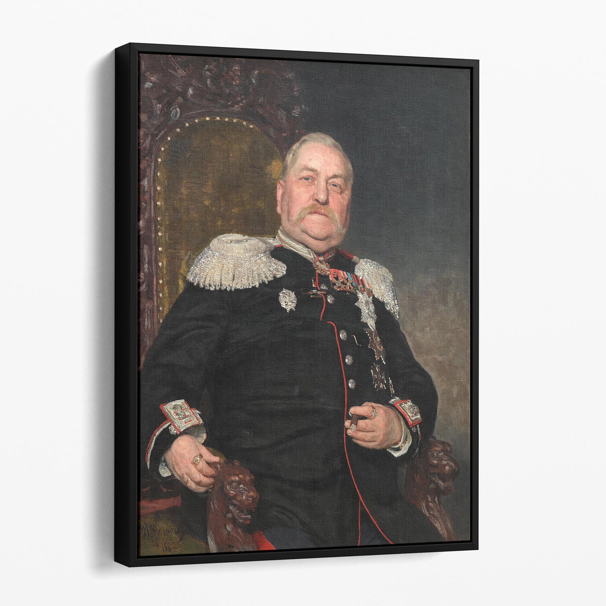 Portrait of the Military Engineer Andrey Delvig (1882) by Ilya Repin