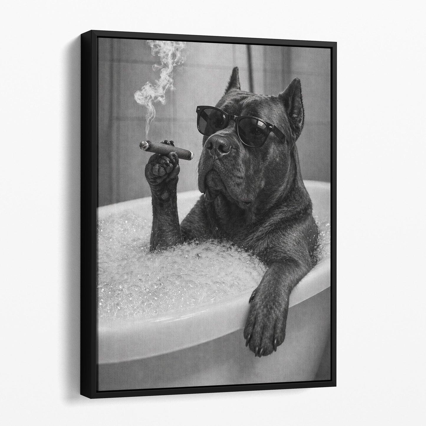 Cane Corso Dog Bathtub Cigar
