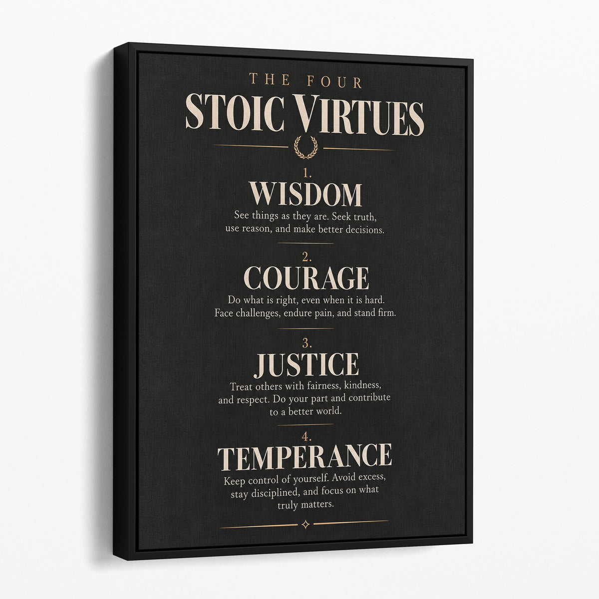 The Four Stoic Virtues