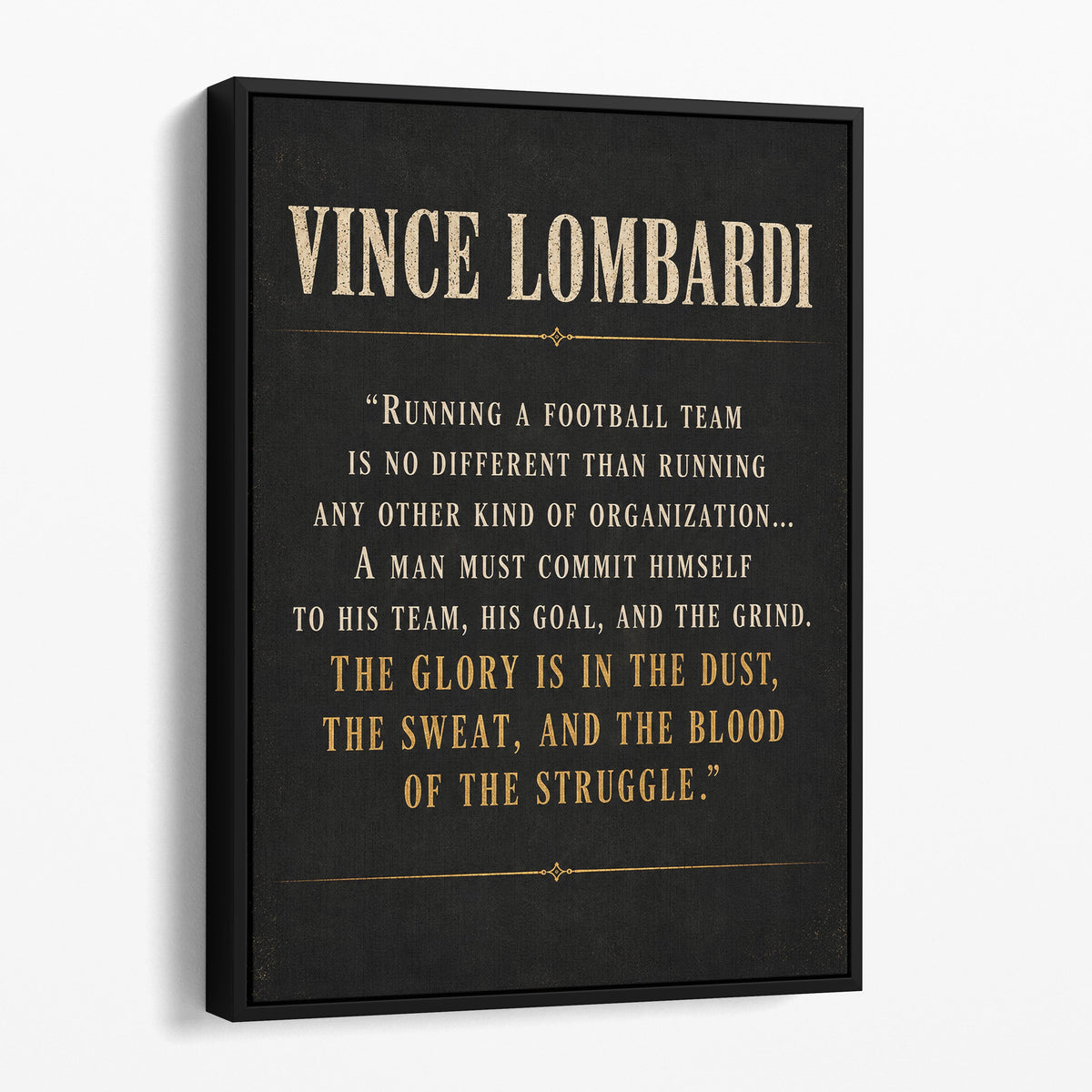 Vince Lombardi - The Glory