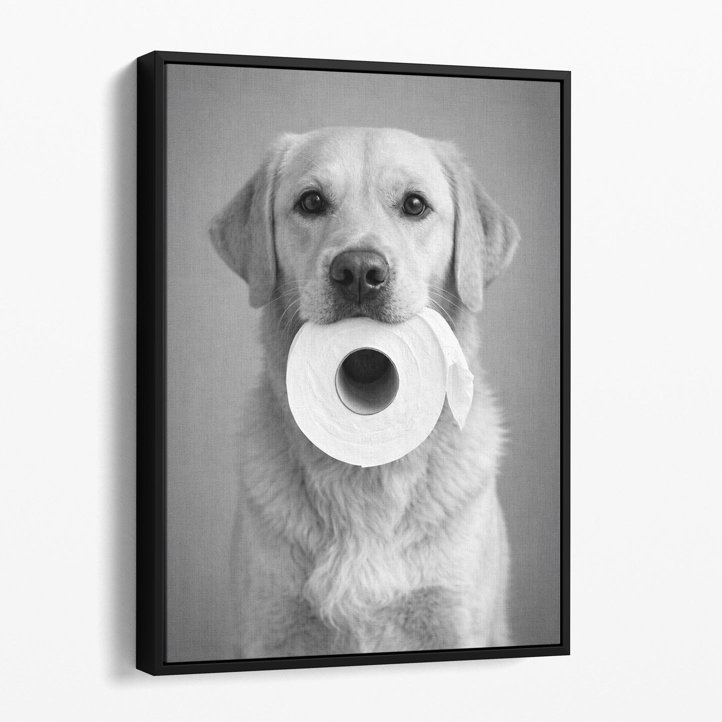 Yellow Labrador Dog Toilet Paper