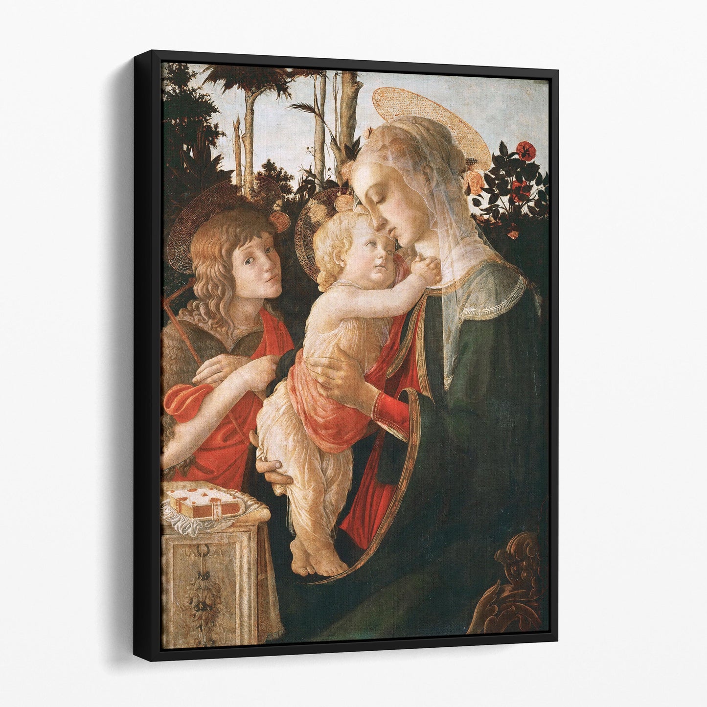 Madonna and Child with the Young St. John the Baptist - Botticelli