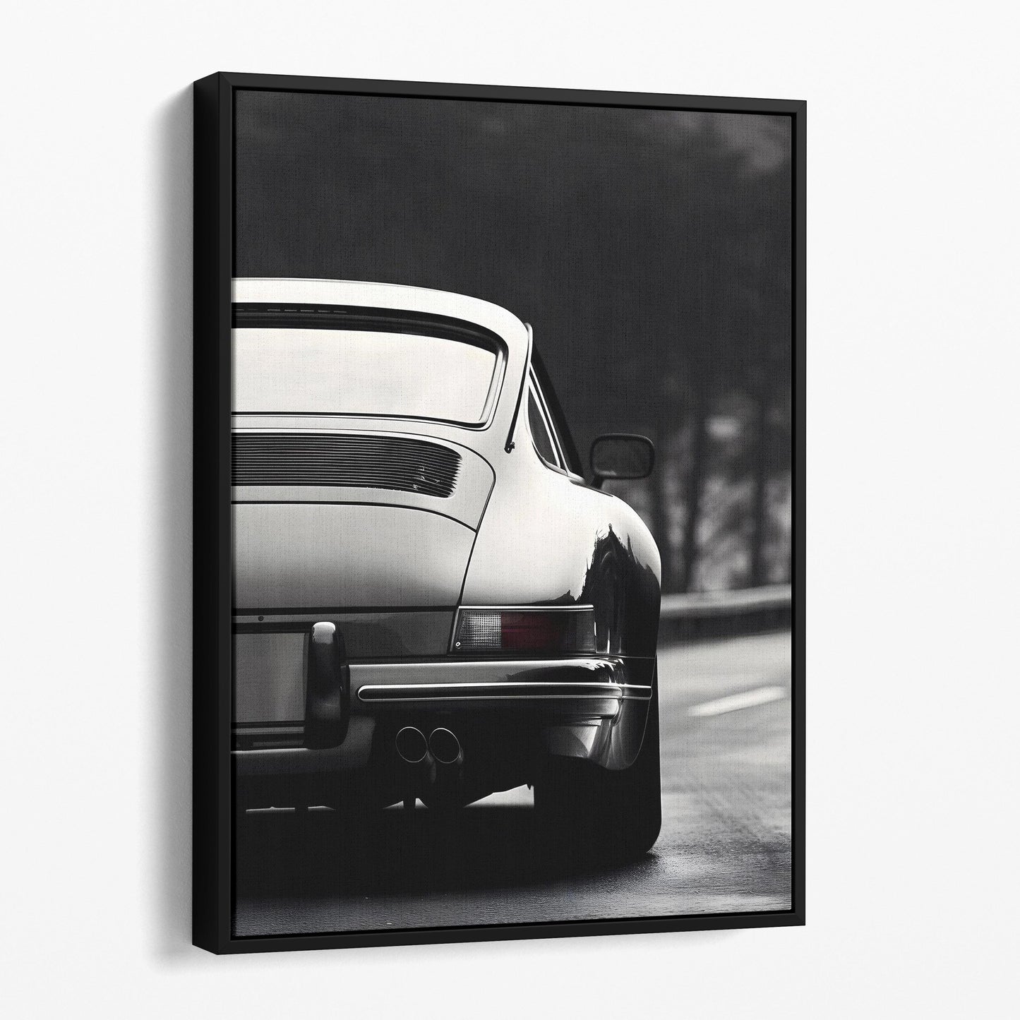 Vintage Porsche On The Road