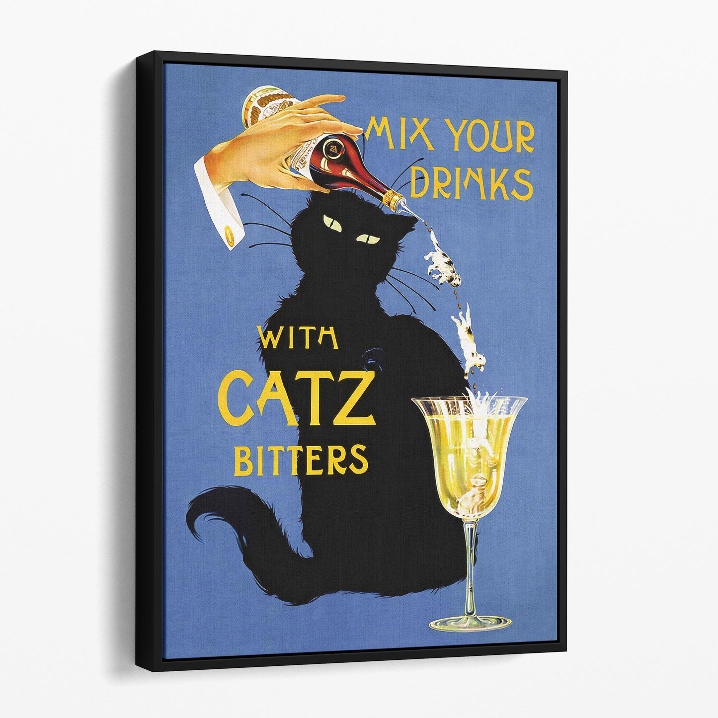 Catz Bitters Mix Your Drink Vintage Ads Poster