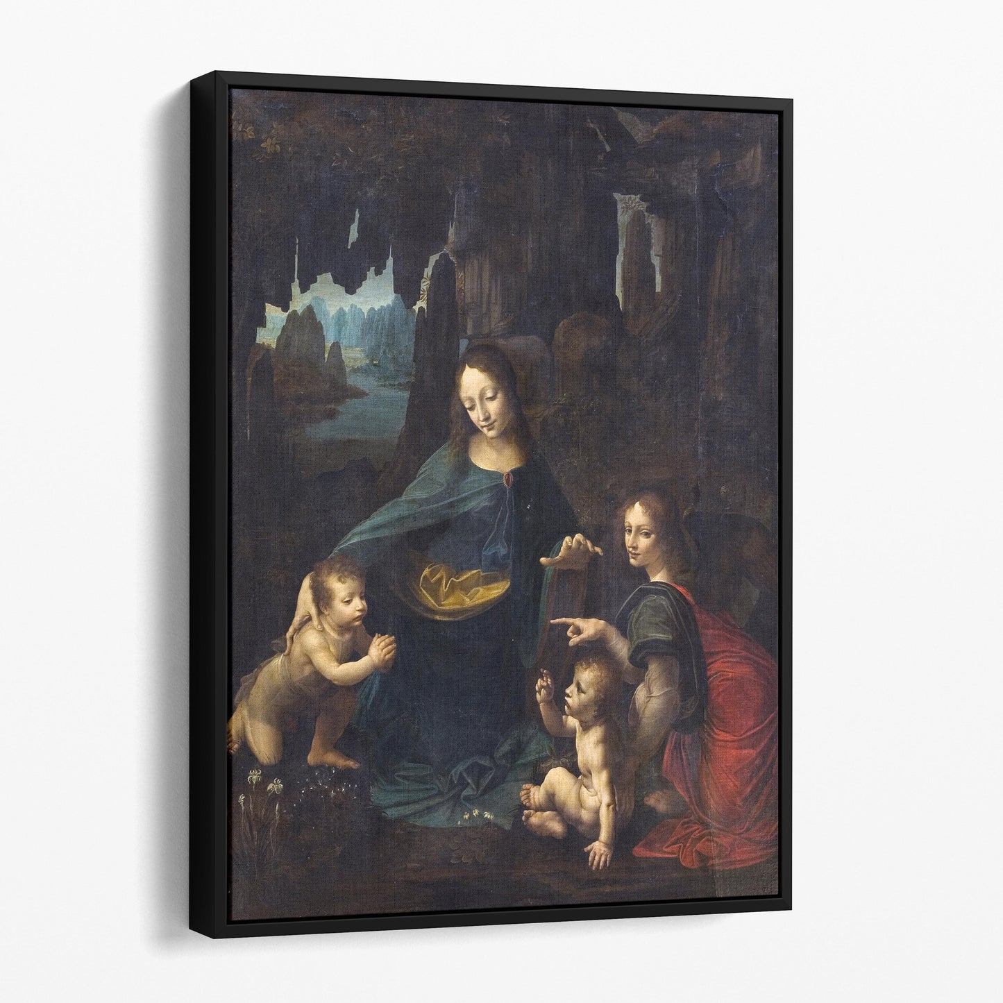 Virgin of the Rocks, 1486 by Leonardo Da Vinci