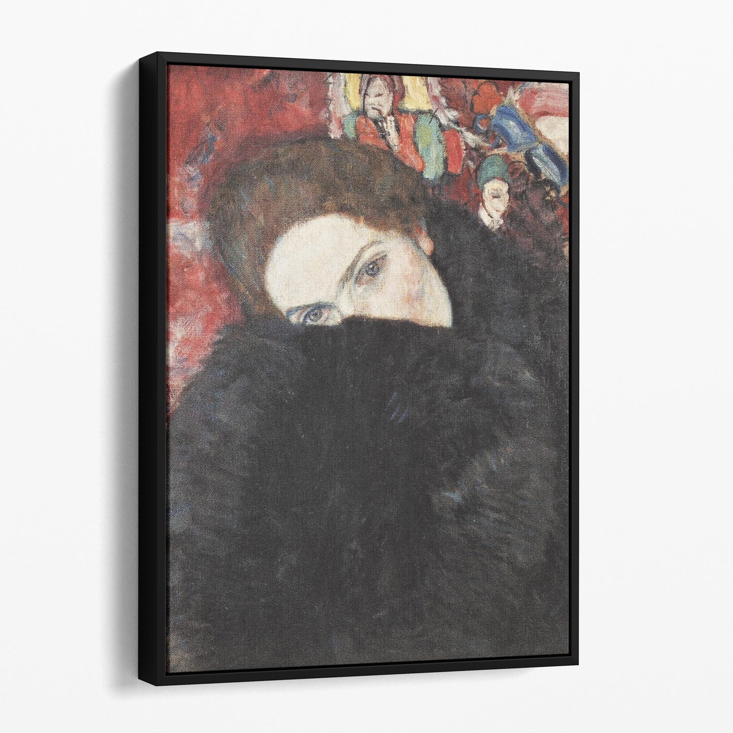 Lady With A Muff by Gustav Klimt