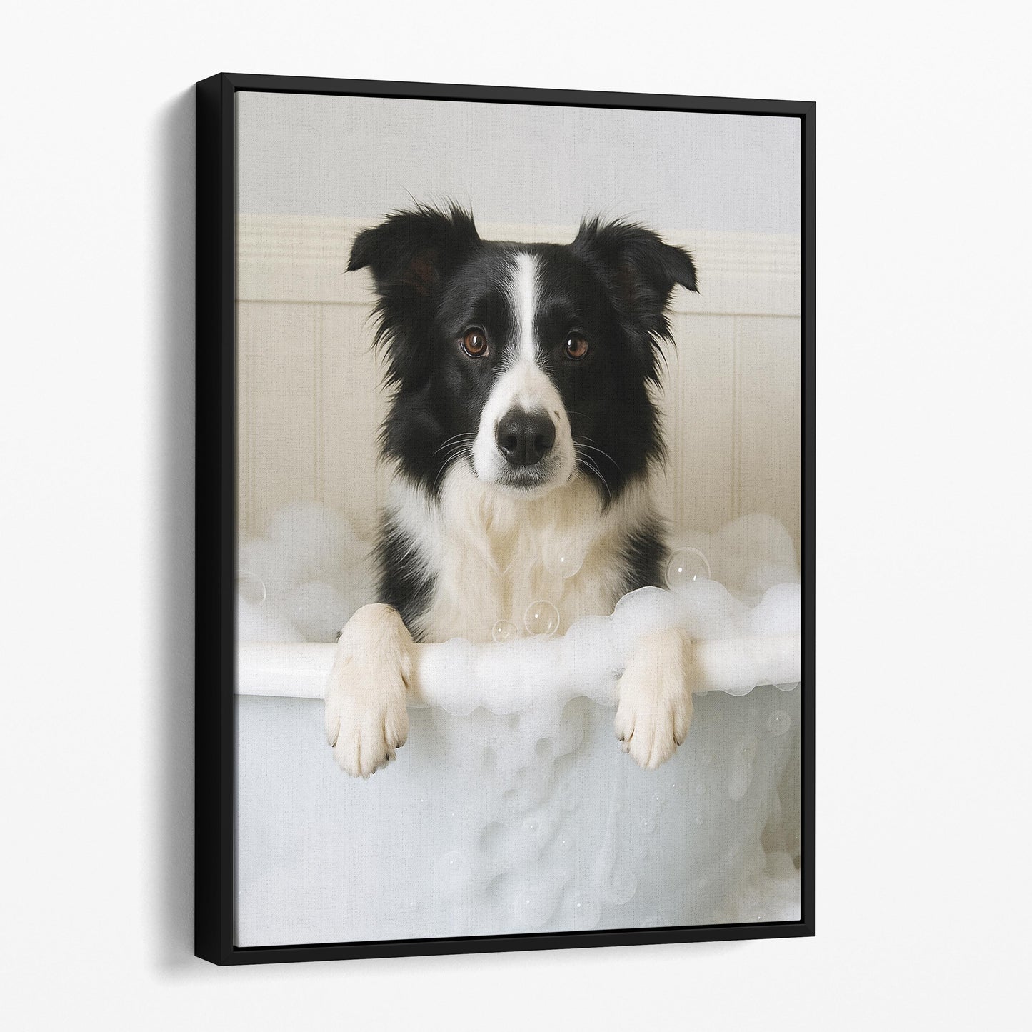 Border Collie Dog Bubble Bath