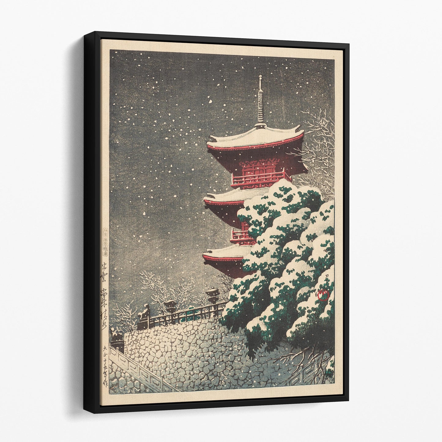 Yasugi Kiyomizu Temple at Izumo (1926) by Kawase Hasui