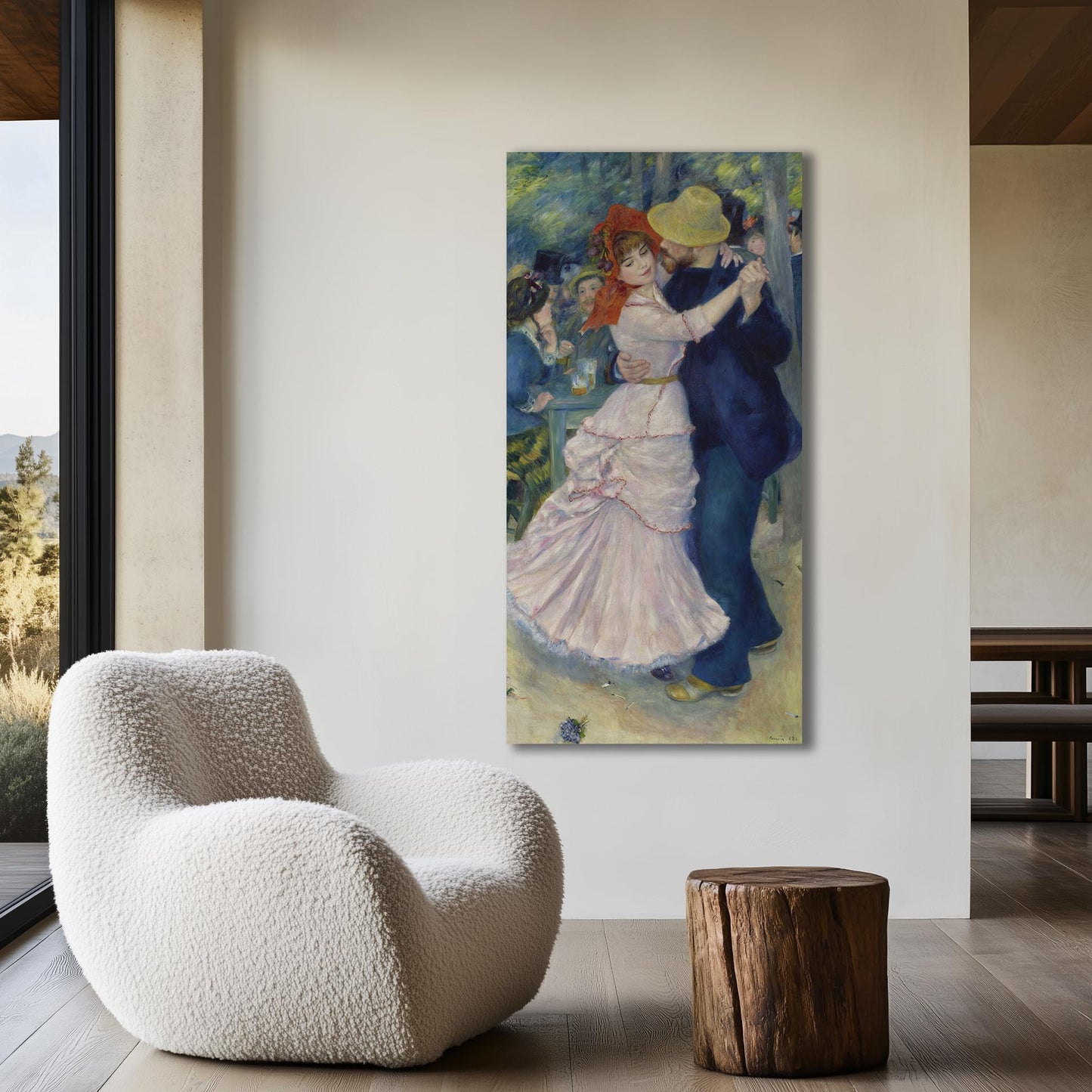 Dance at Bougival by Renoir