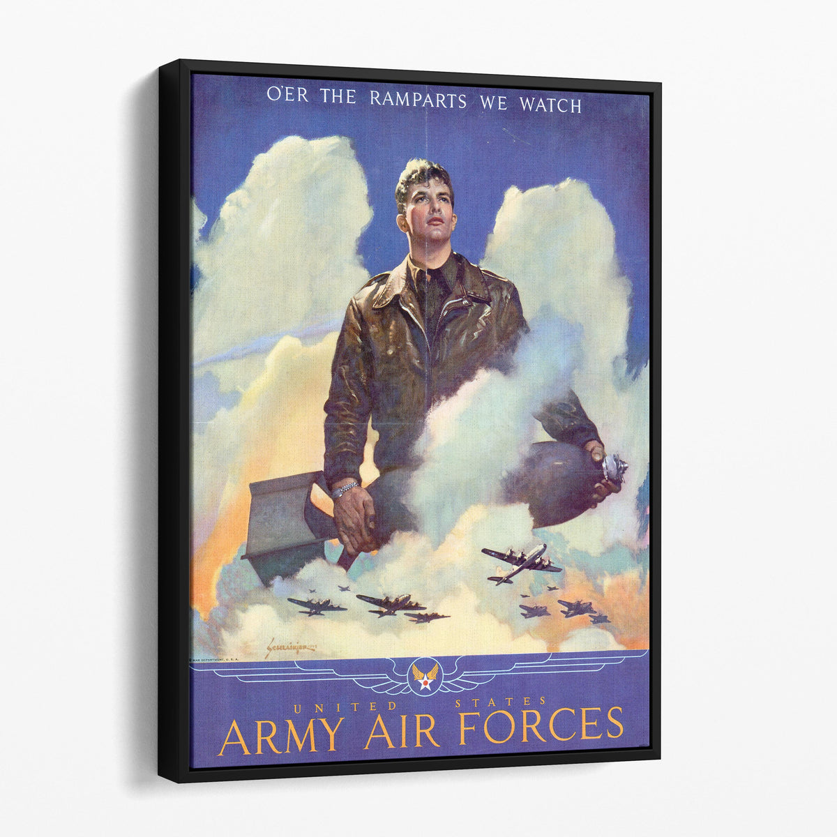 Oer The Ramparts We Watch World War Two Poster