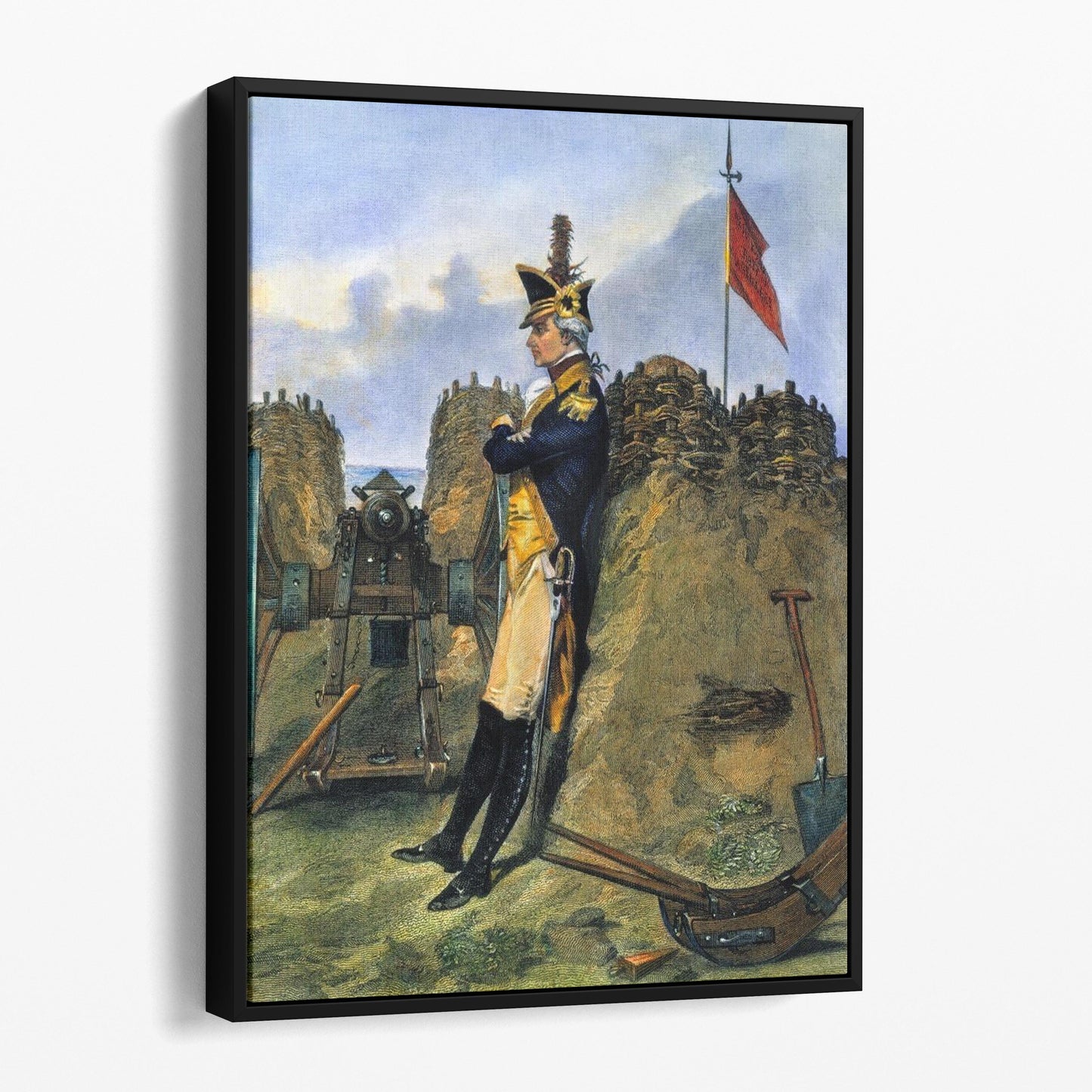 Alexander Hamilton in Uniform, New York Artillery