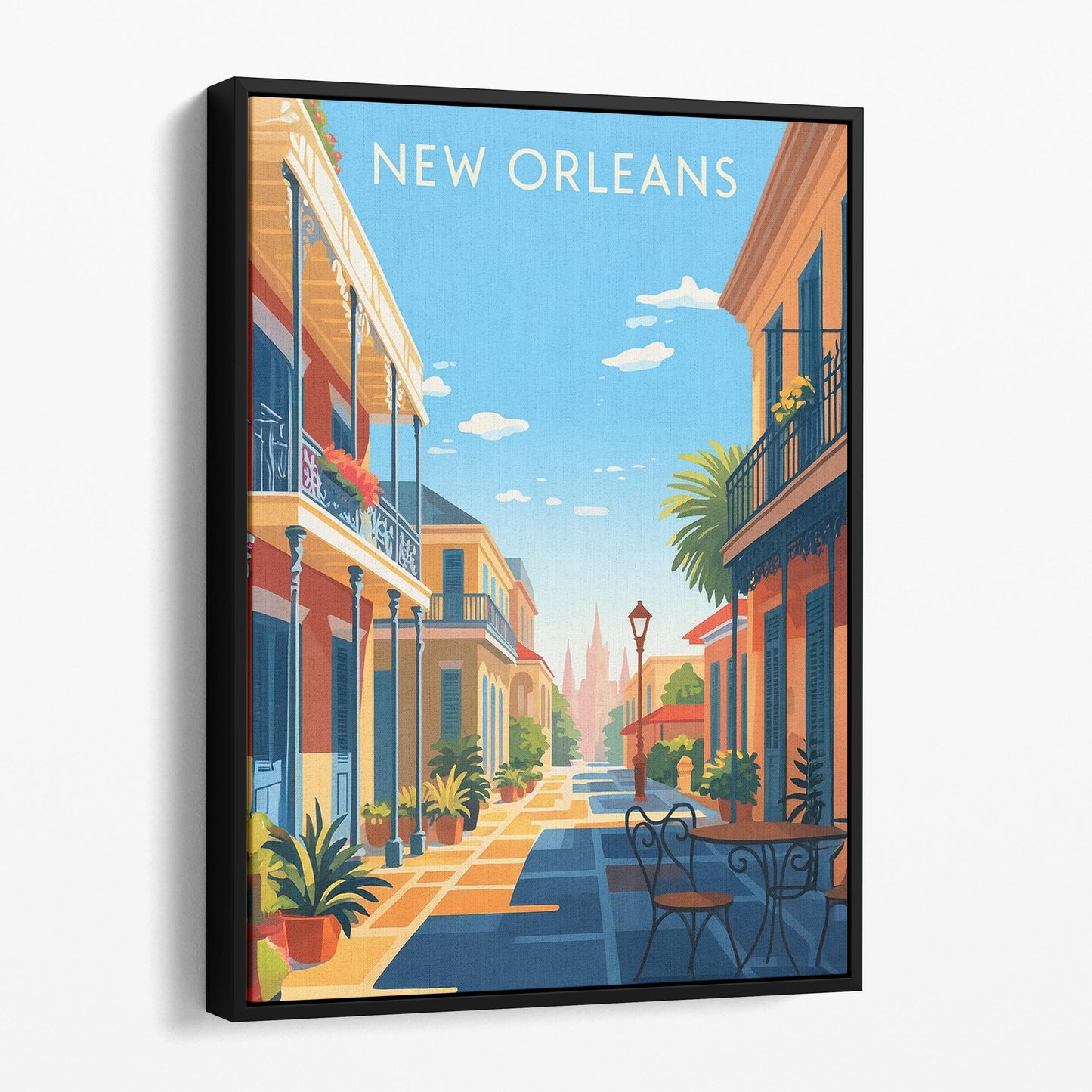 New Orleans Vintage Travel Poster