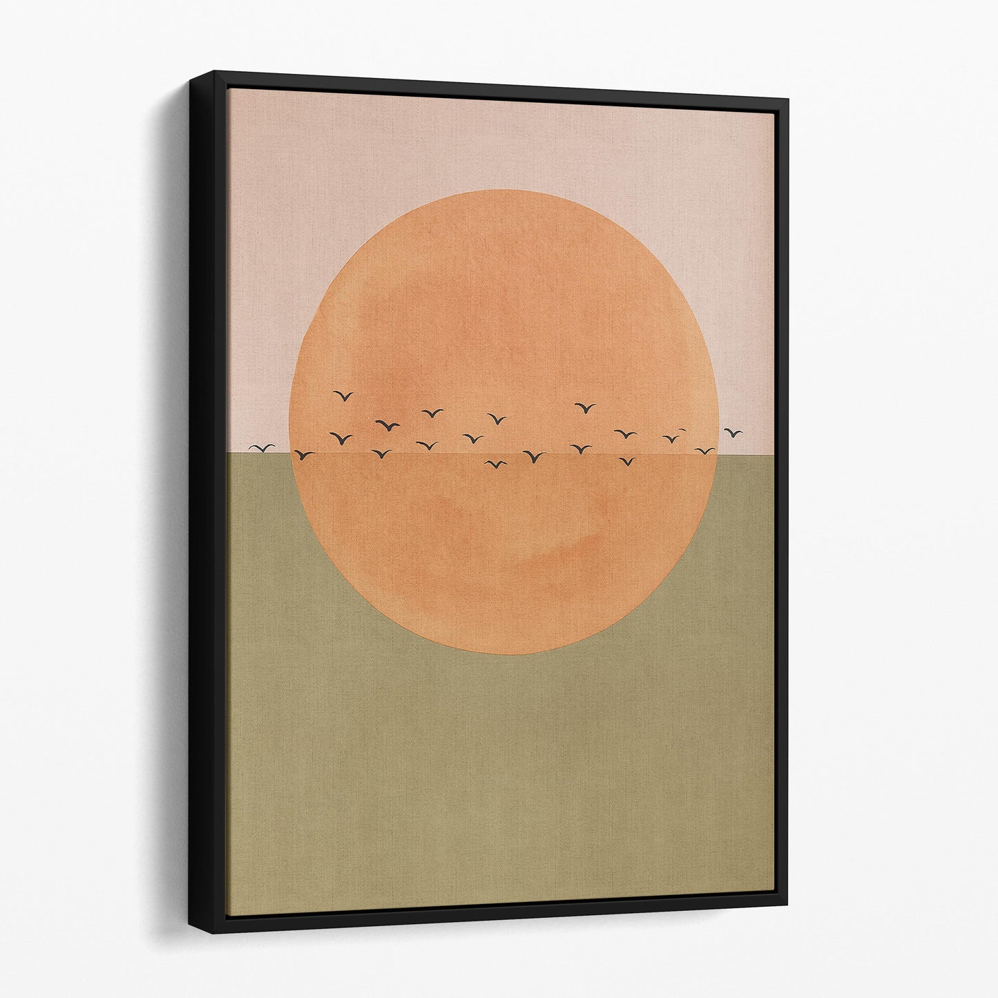 Rising Sun Abstract Japandi