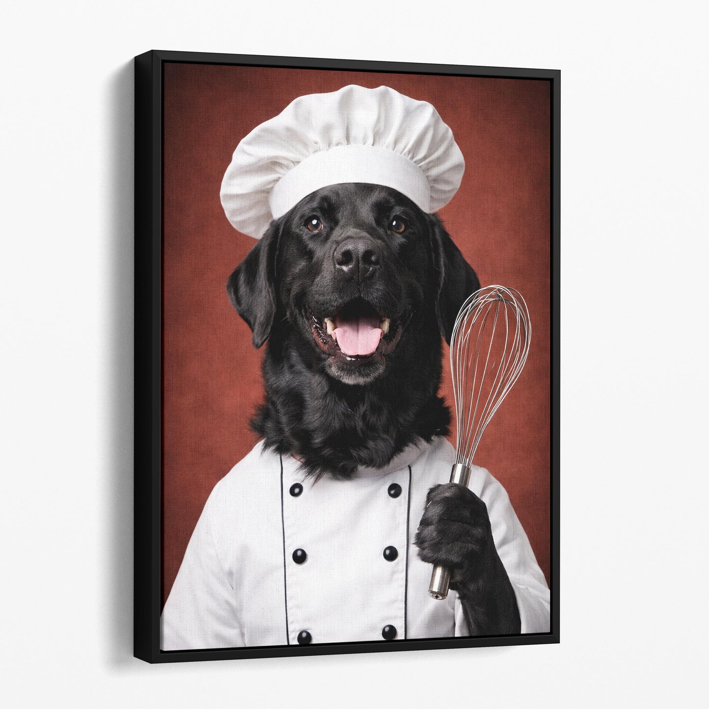 Black Labrador Kitchen Chef Dog