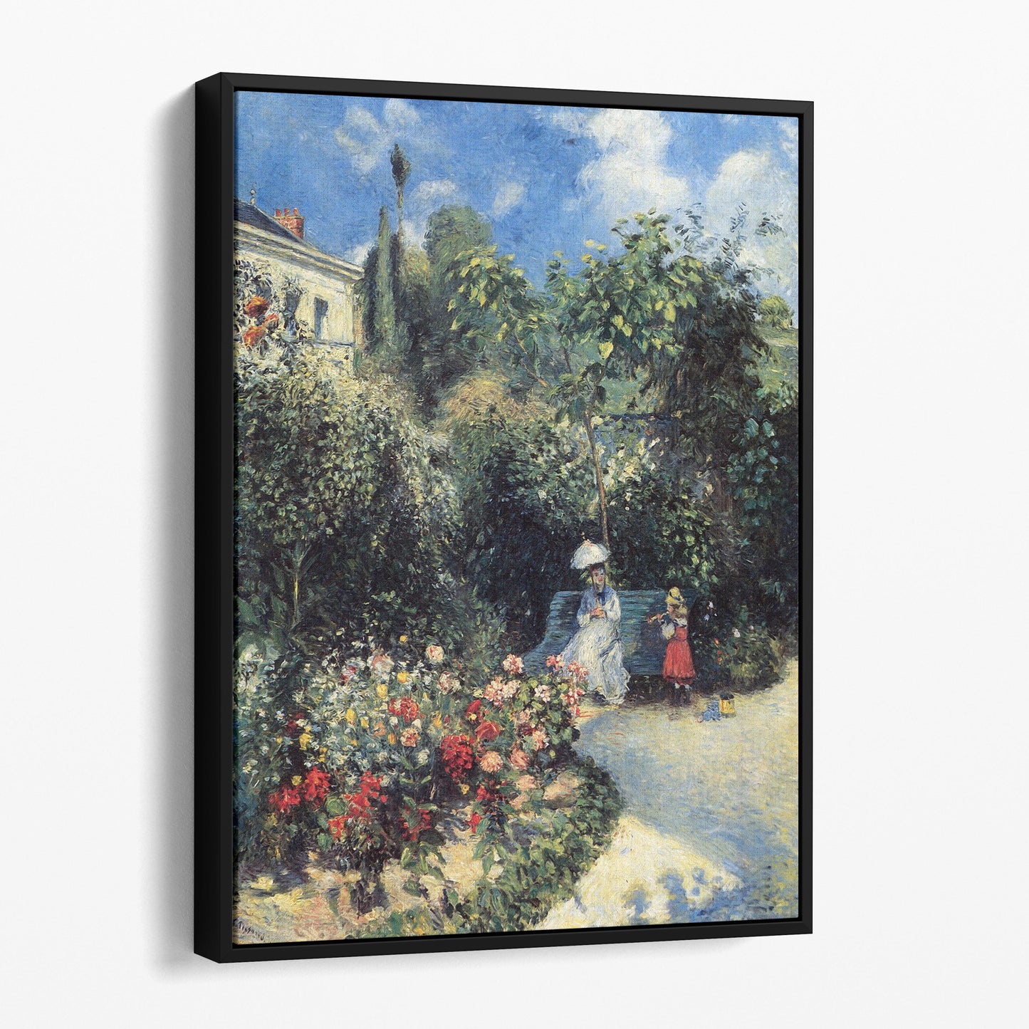 The Garden of Pontoise by Camille Pissarro