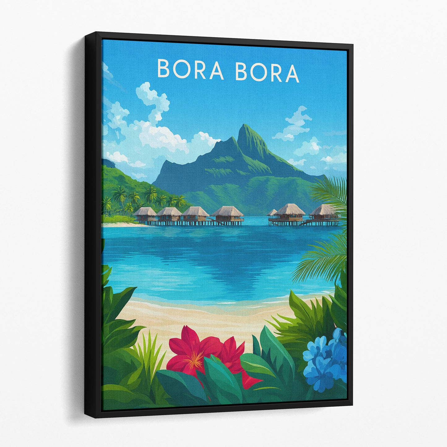 Bora Bora Travel Poster