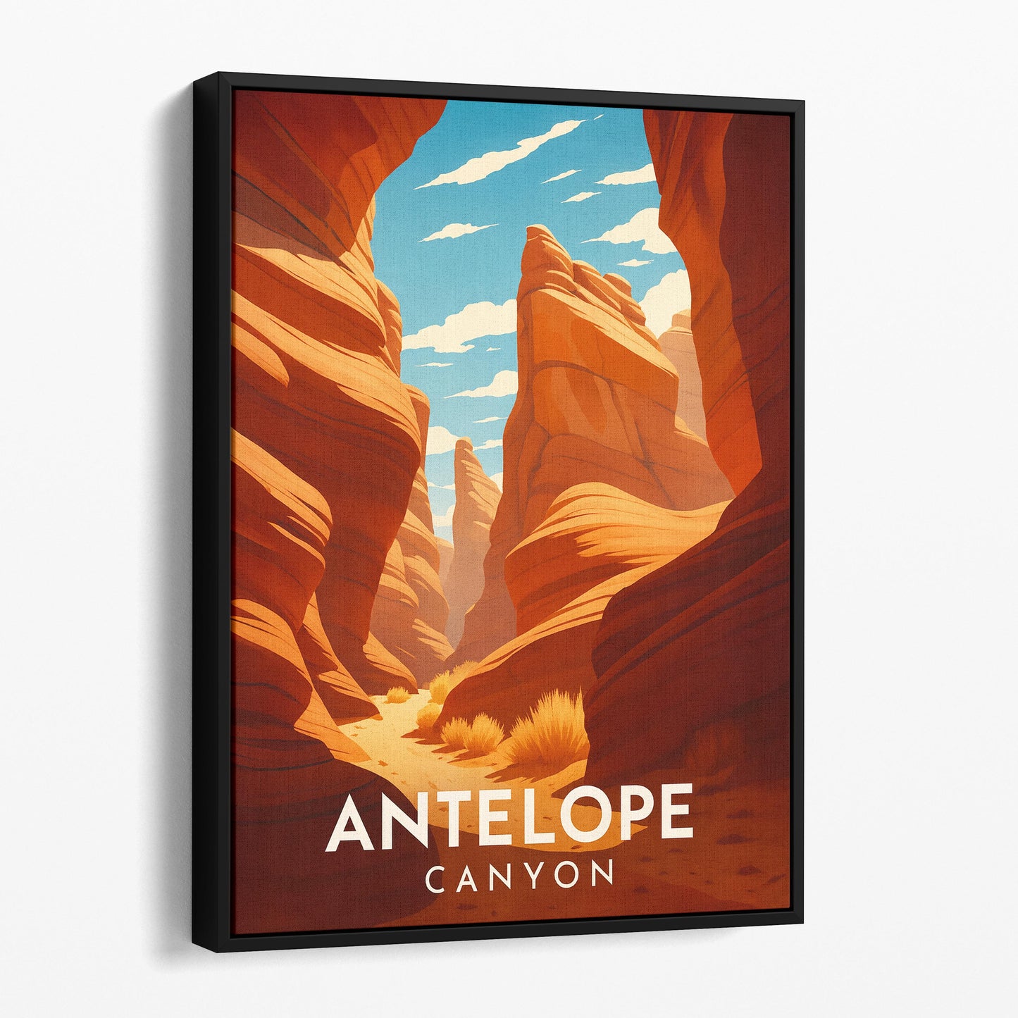 Antelope Canyon Travel Poster