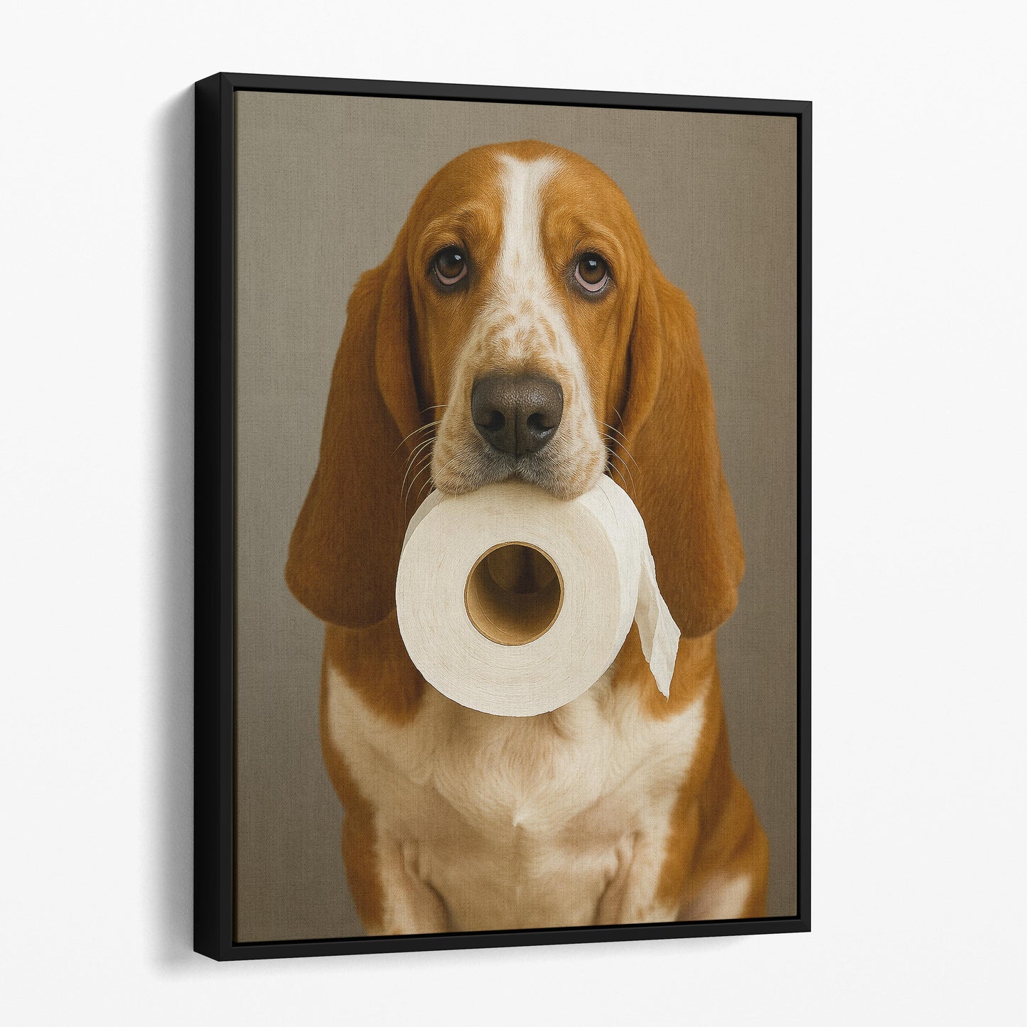 Basset Hound Dog Toilet Paper