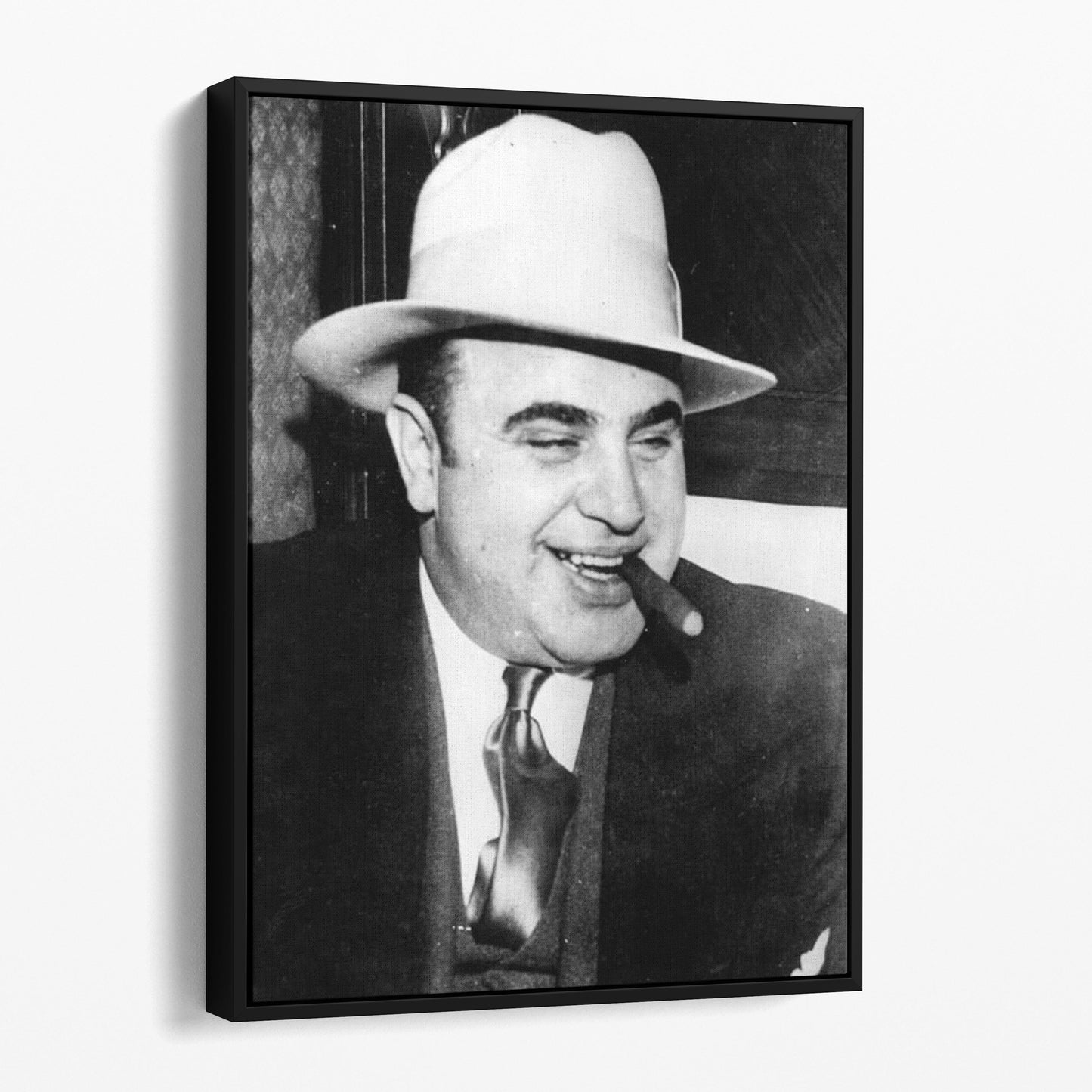 Al Capone Smoking A Cigar